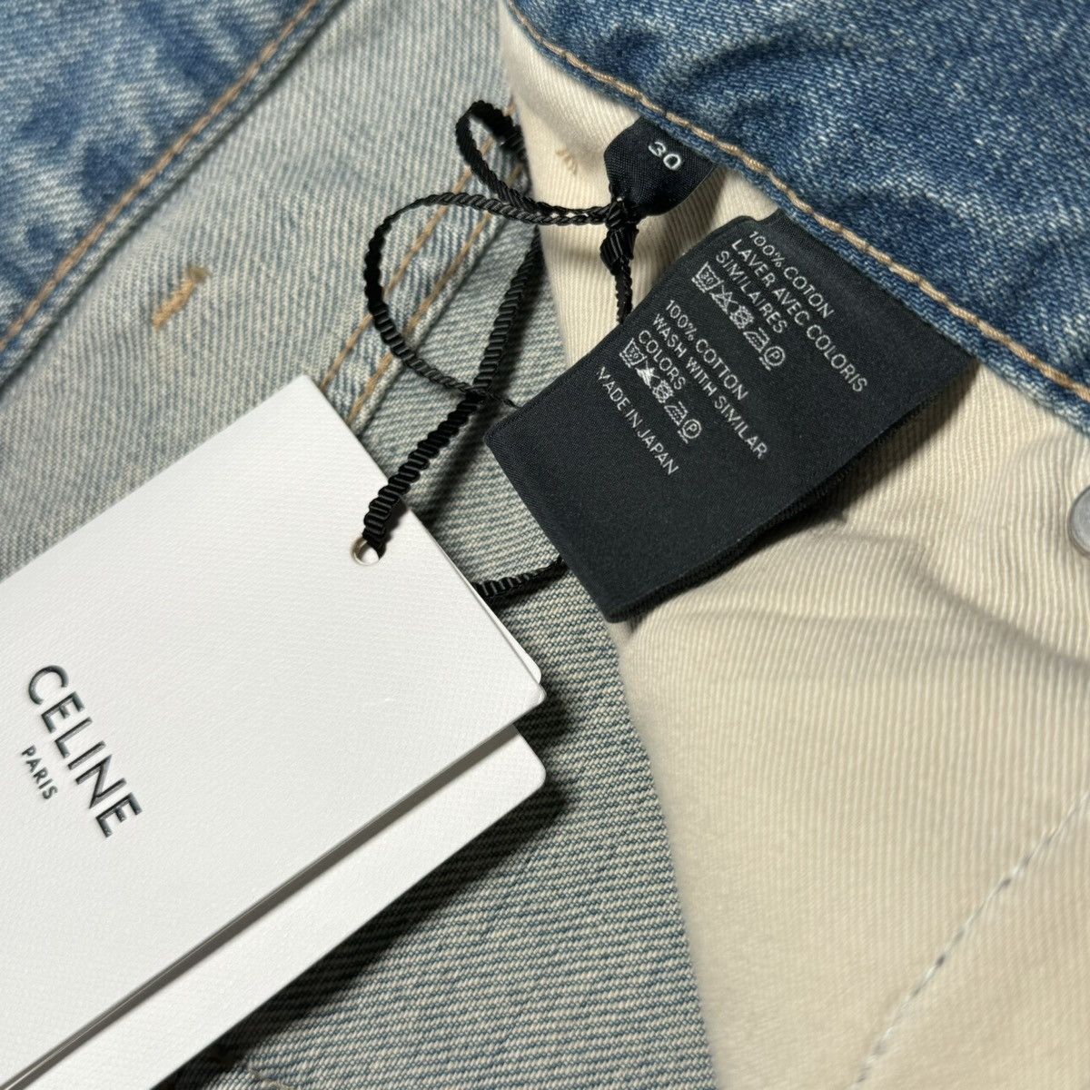 Celine × Hedi Slimane CELINE BY HEDI SLIMANE “FW22 WESLEY JEANS” Size US 30 / EU 46 - 5 Thumbnail