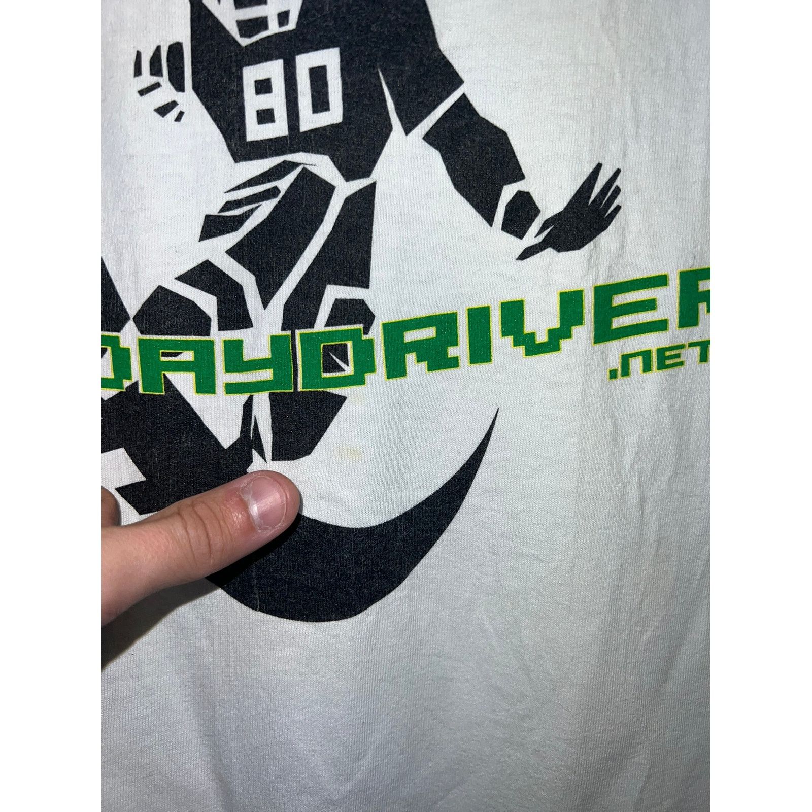 Port Authority Vintage Donald Driver Shirt Sunday Driver Tee Yellowed XL Size US XL / EU 56 / 4 - 4 Thumbnail