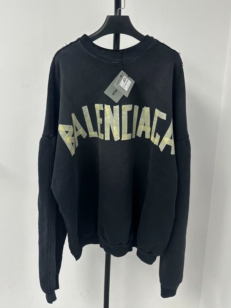 Balenciaga Balenciaga Tape 3 B 2-in-1 Patchwork Wash Break Long Sleev Size US XS / EU 42 / 0 - 1 Thumbnail