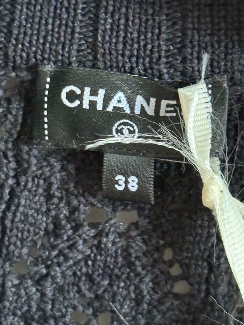 Chanel Chanel 24P new black stereoscopic Embossed flower knitted Size XS / US 0-2 / IT 36-38 - 5 Thumbnail