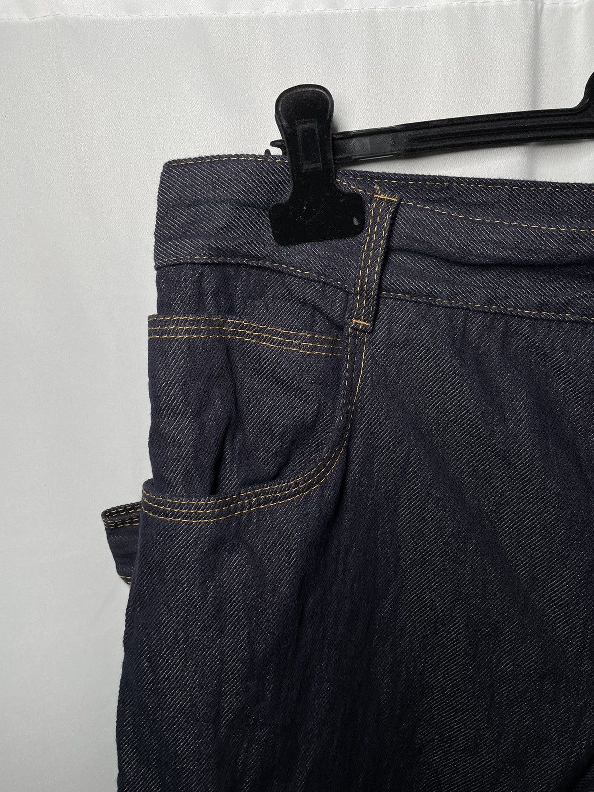 Bottega Veneta Bottega Veneta Indigo Crinkled Denim Jeans Size US 36 / EU 52 - 6 Thumbnail
