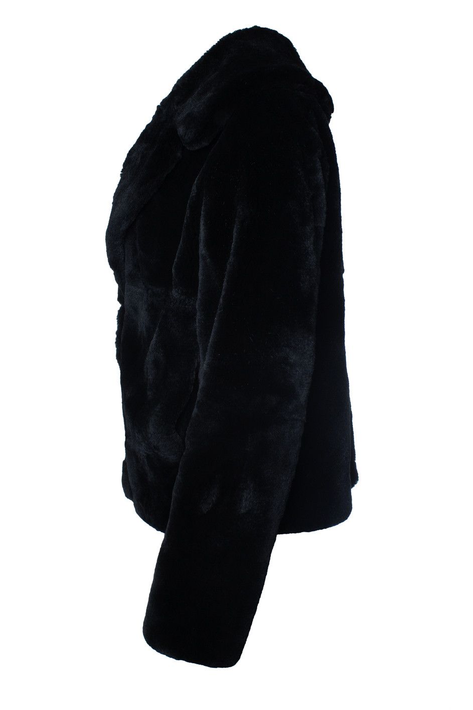 DNA DNA, black rabbit fur coat Size S / US 4 / IT 40 - 2 Thumbnail