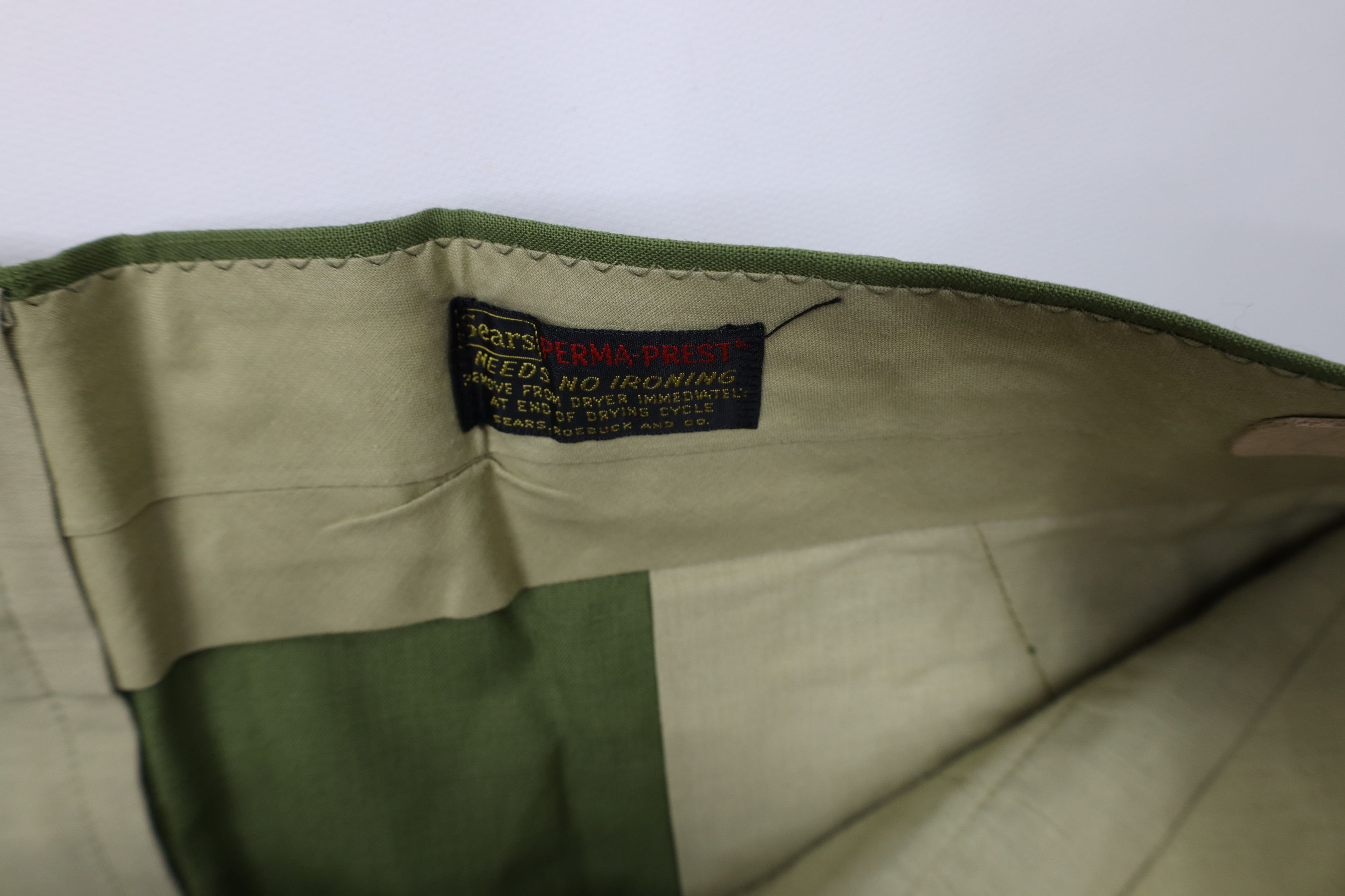 Vintage Deadstock Vintage 60s 70s Chino Pants Avocado Green USA Size US 36 / EU 52 - 10 Thumbnail