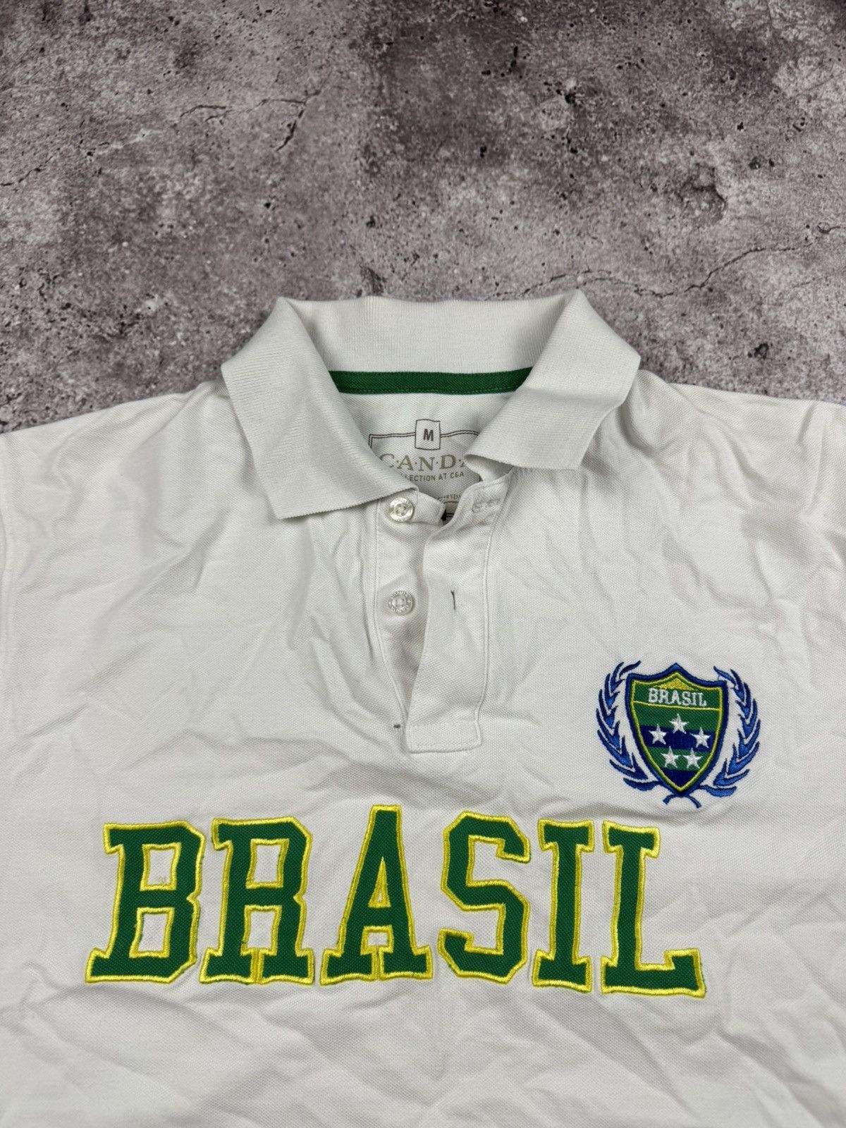 Polo Ralph Lauren Polo Ralph Lauren style Brasil distressed rugby polo Y2K Size US M / EU 48-50 / 2 - 2 Thumbnail