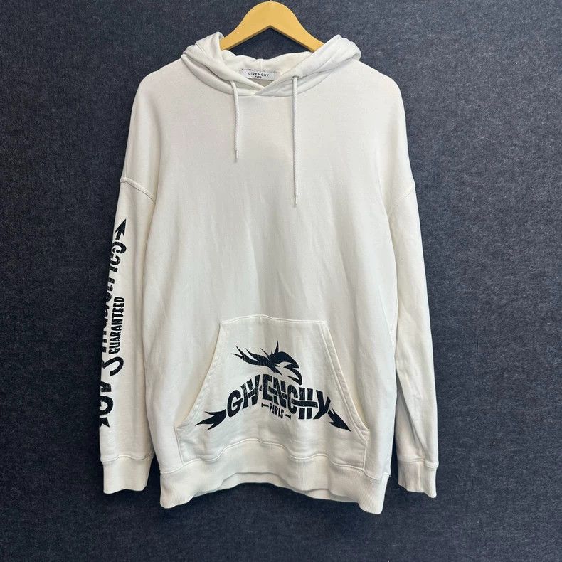 Givenchy Distressed Letter Hoodie
