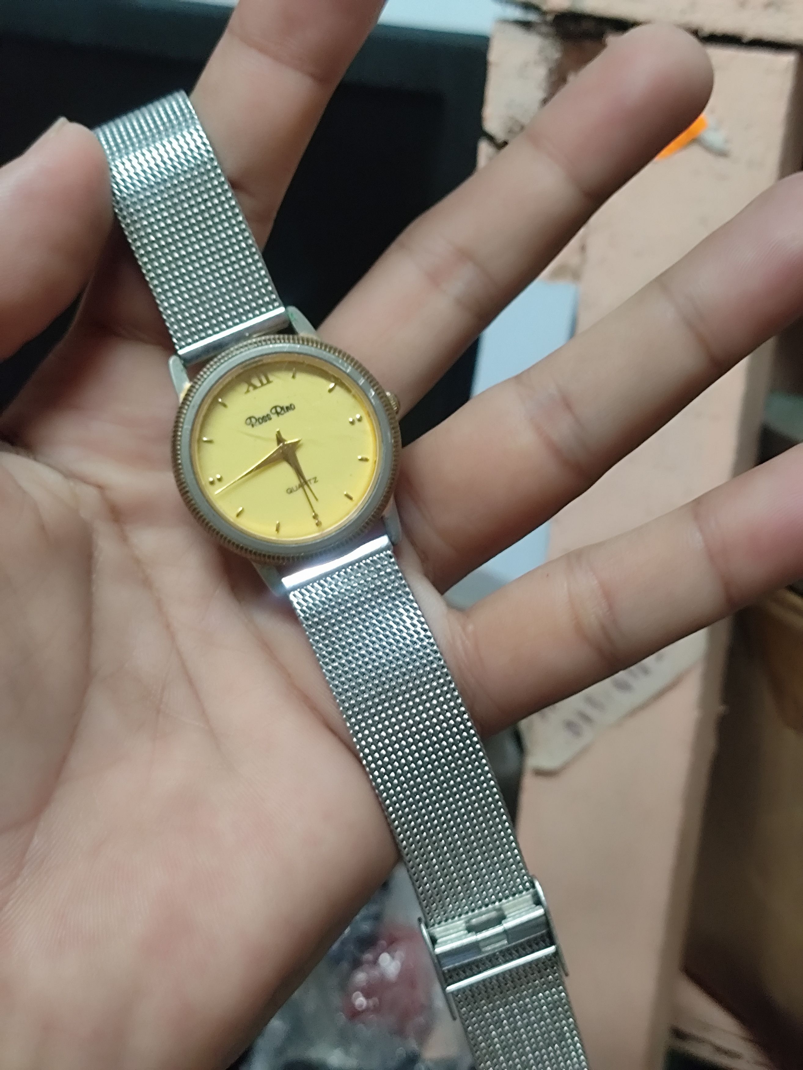 Japanese Brand × Vintage Vintage ROSS RINO 18K GOLD ELECTRO PLATE (JAPAN WATCH) Size ONE SIZE - 4 Thumbnail