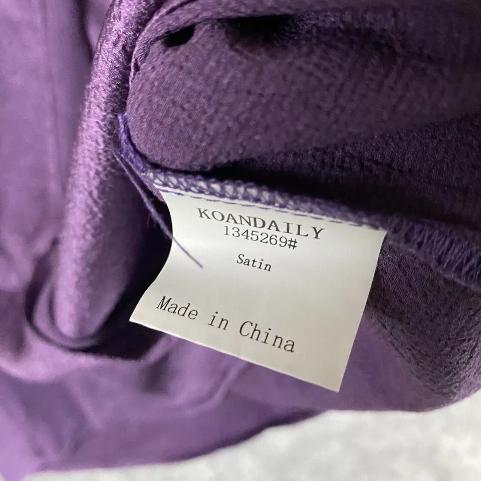Other Koandaily Blouse Women's Purple Pullover NWT Satin Adults S Size S / US 4 / IT 40 - 5 Thumbnail