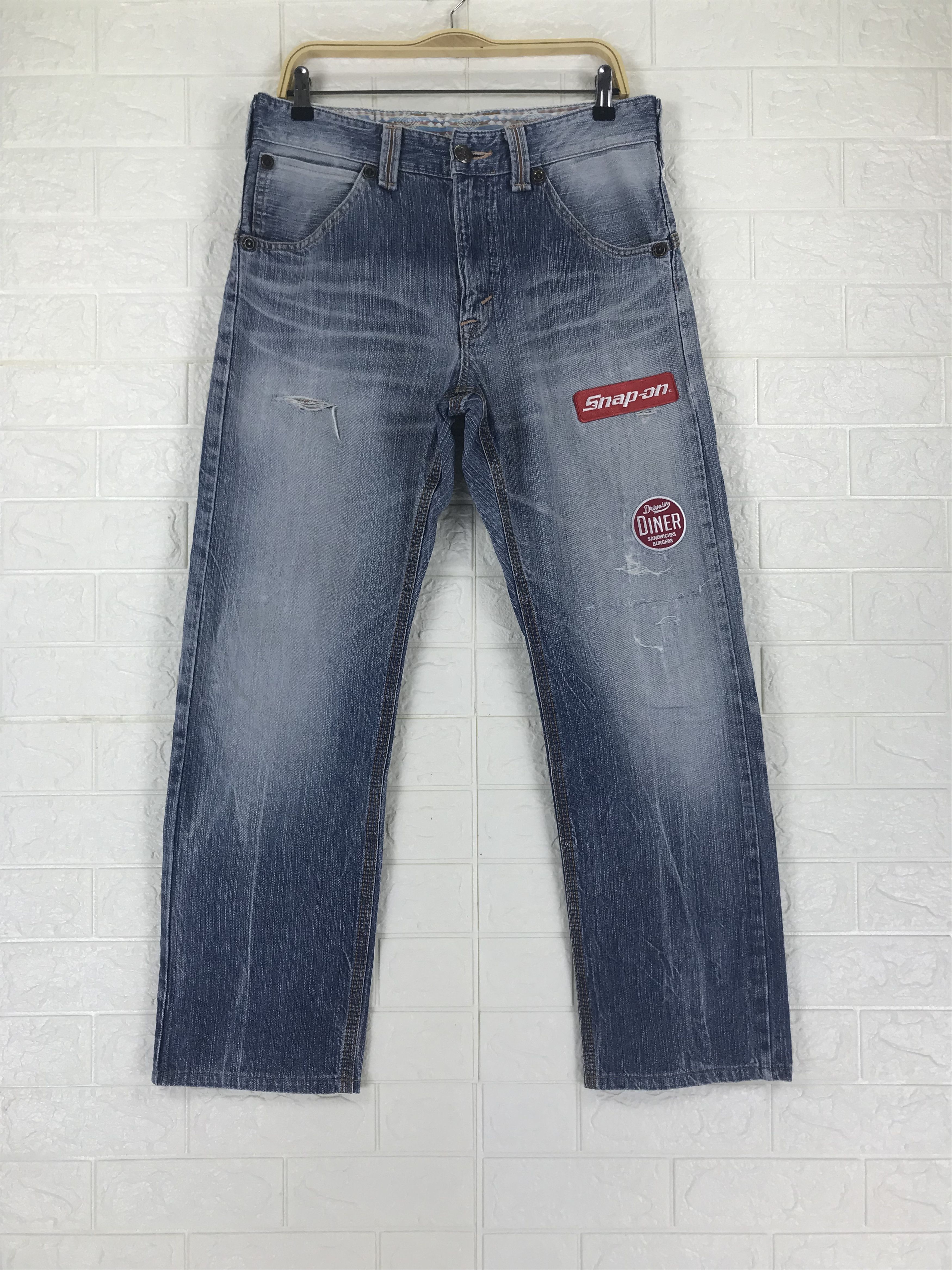 Edwin Vintage Edwin 435 XVS Buckle Back Jeans Size US 30 / EU 46 - 5 Thumbnail