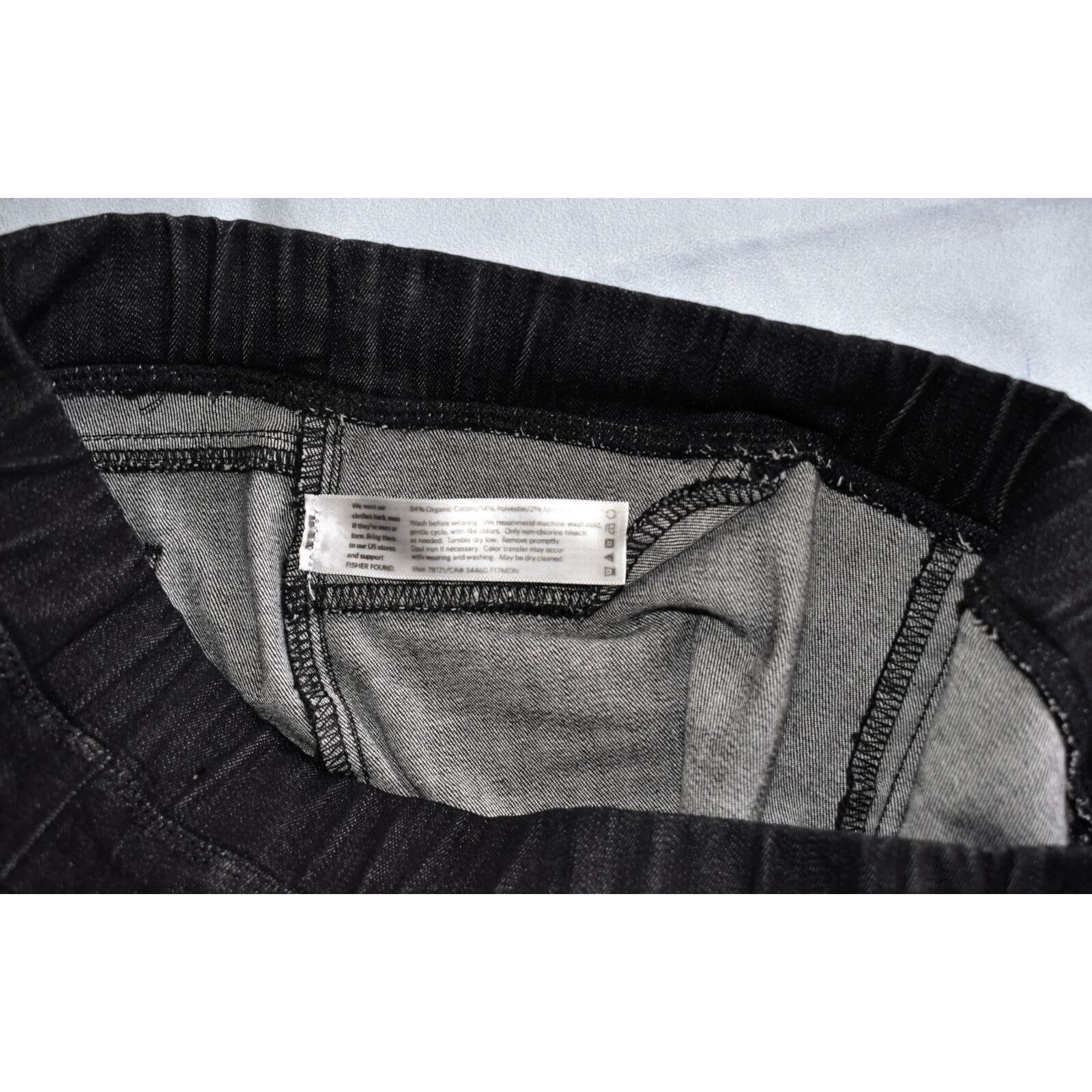 Eileen Fisher A4 EILEEN FISHER Org Cotton Stretch Elastic Waistband Jean S Size 31" - 5 Thumbnail