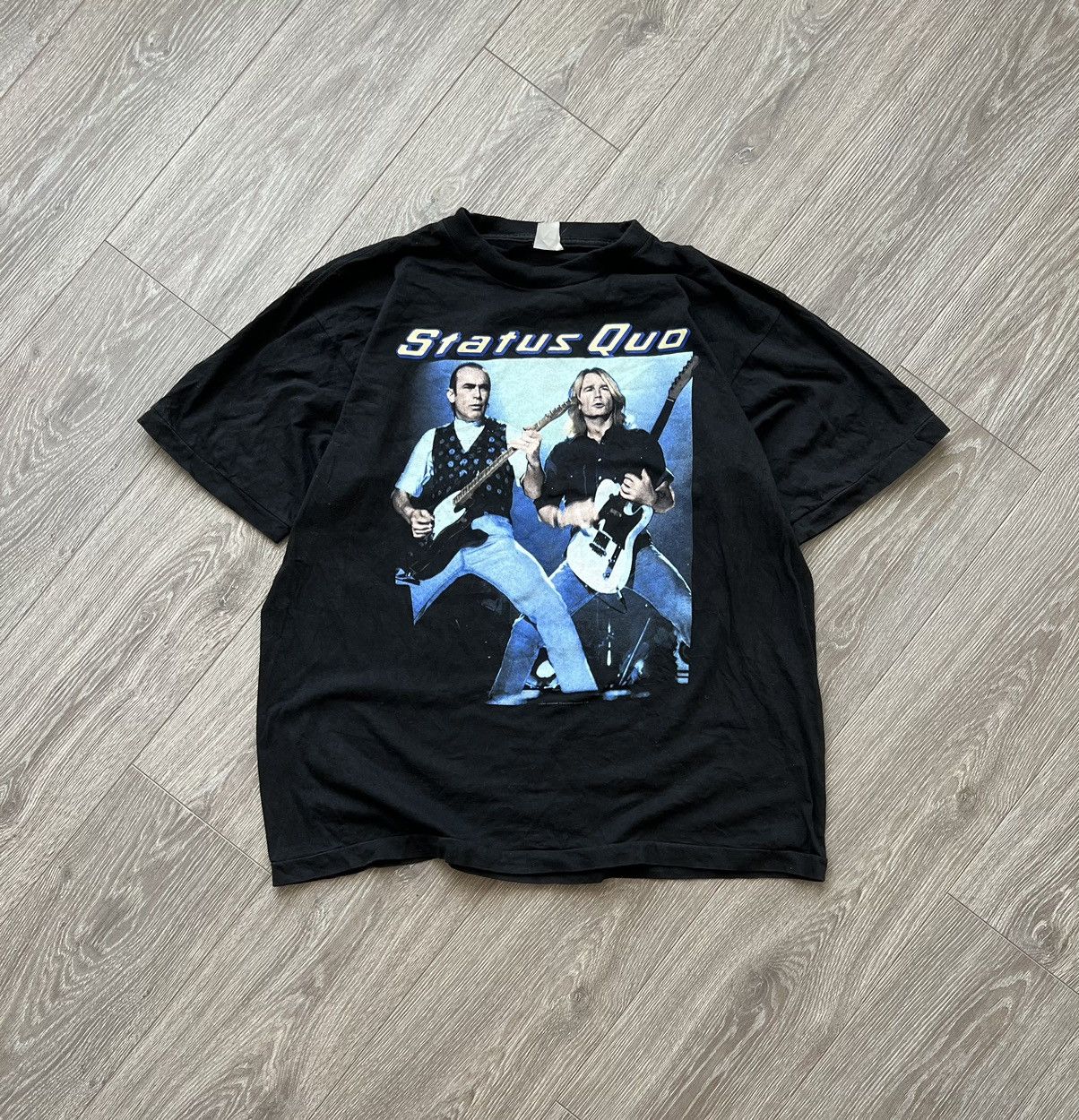 Band Tees × Vintage 1993 Vintage 💥 Status Quo Band Tee Shirt Size US XL / EU 56 / 4 - 1 Thumbnail