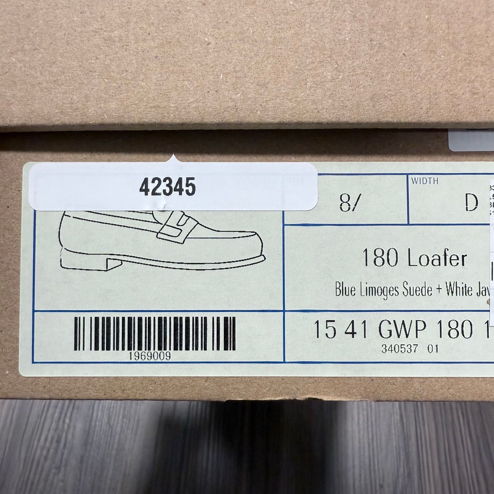 J.M. Weston JM Weston 180 Blue & White Penny Loafers Size 9.5US / 8.5UK Size US 9.5 / EU 42-43 - 11 Thumbnail