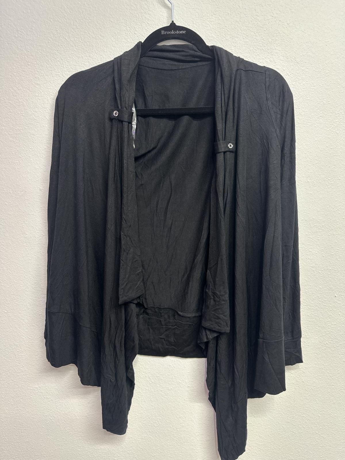Other Black Women's Lightweight Open Front Cardigan Size M / US 6-8 / IT 42-44 - 1 Thumbnail