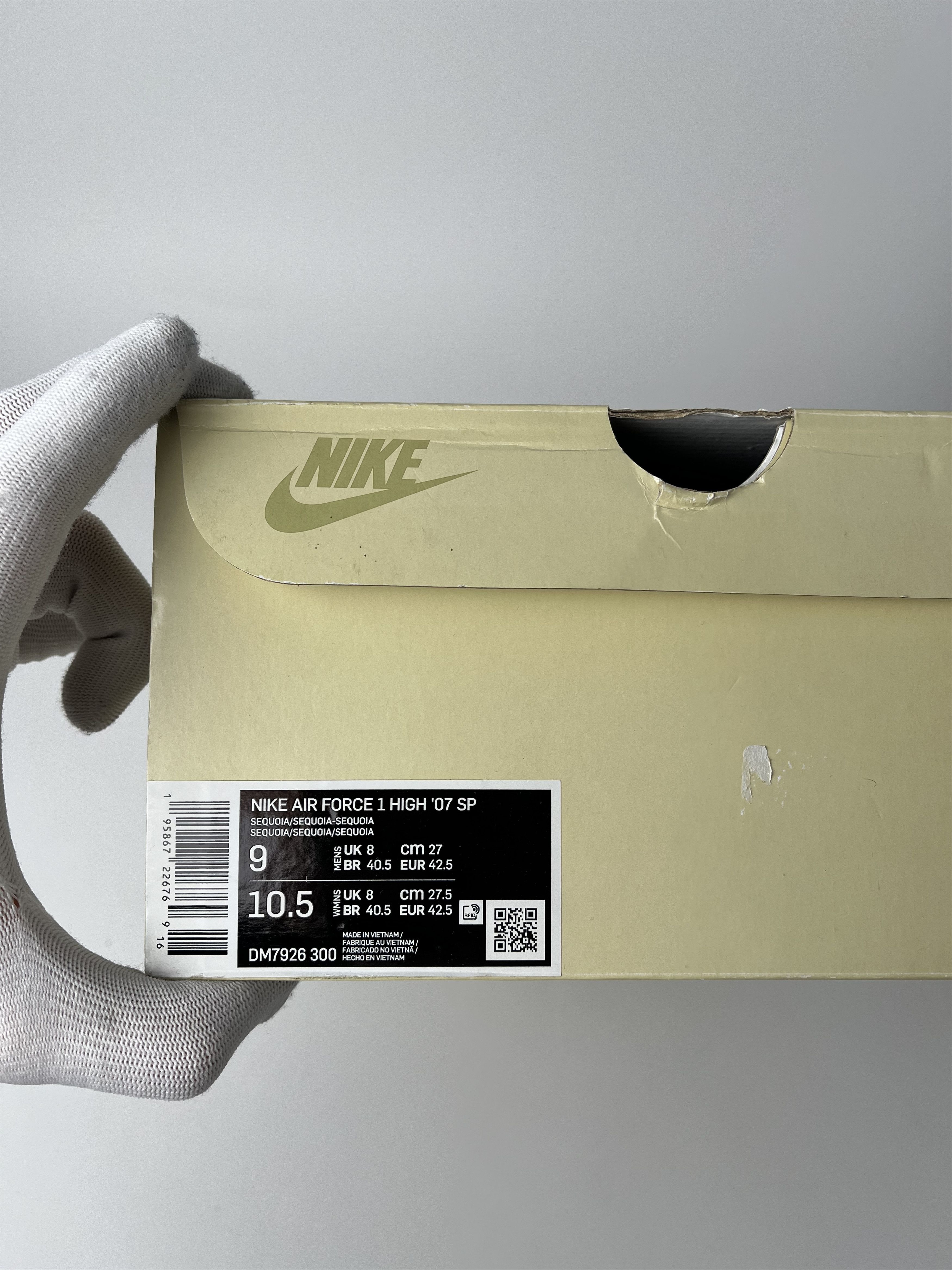 Billie Eilish × Nike High-top sneakers Nike x Billie Eilish Air Force 1 High '07 Size US 9 / EU 42 - 9 Thumbnail