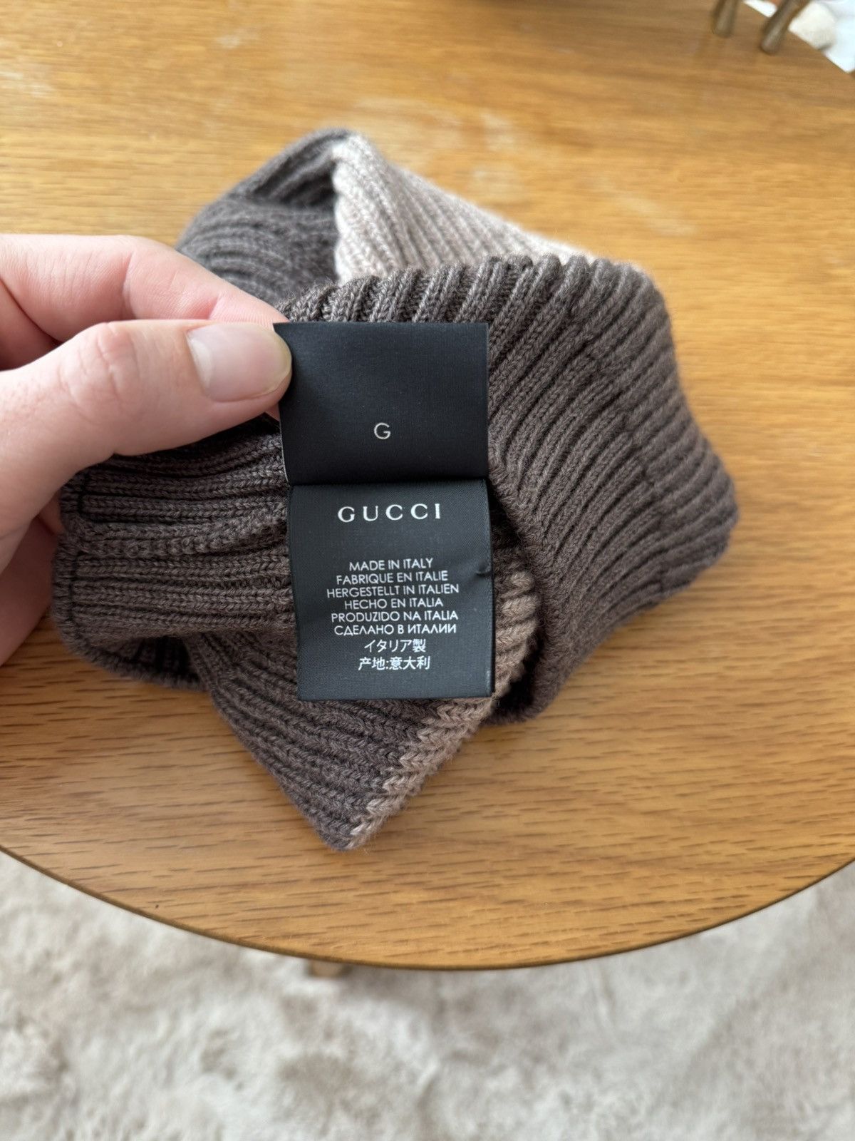 Gucci Gucci small logo beanie Size ONE SIZE - 5 Thumbnail