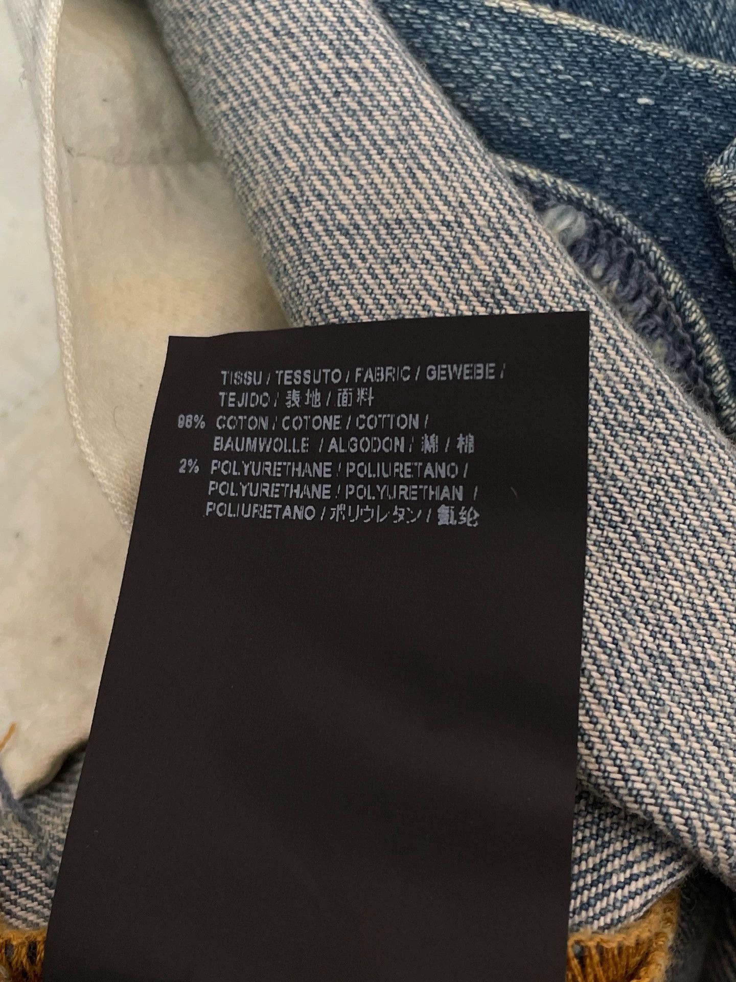 Saint Laurent Paris SLP Washed Blue Jeans 31 Knee Slit NWT Size US 31 - 6 Thumbnail