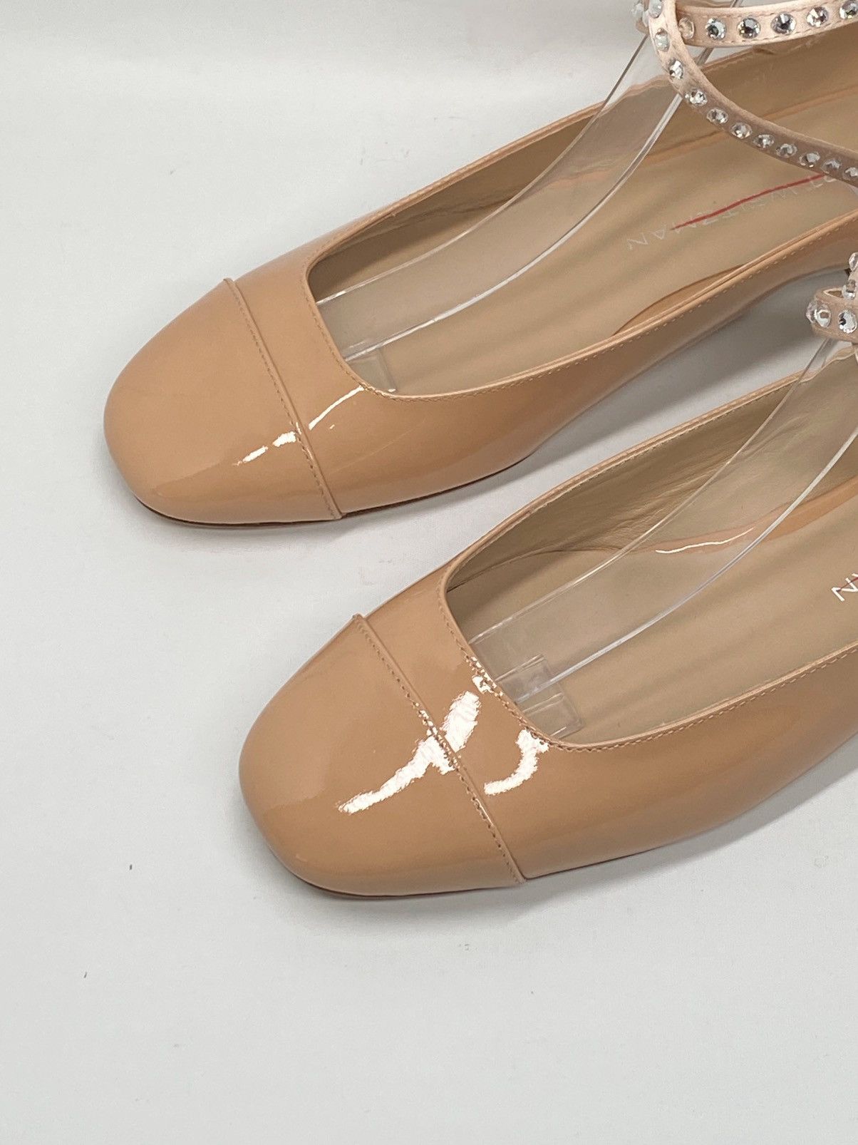 Stuart Weitzman Stuart Weitzman Crystal Leather Ankle-Wrap Flats size 7.5 Size US 7.5 / IT 37.5 - 4 Thumbnail