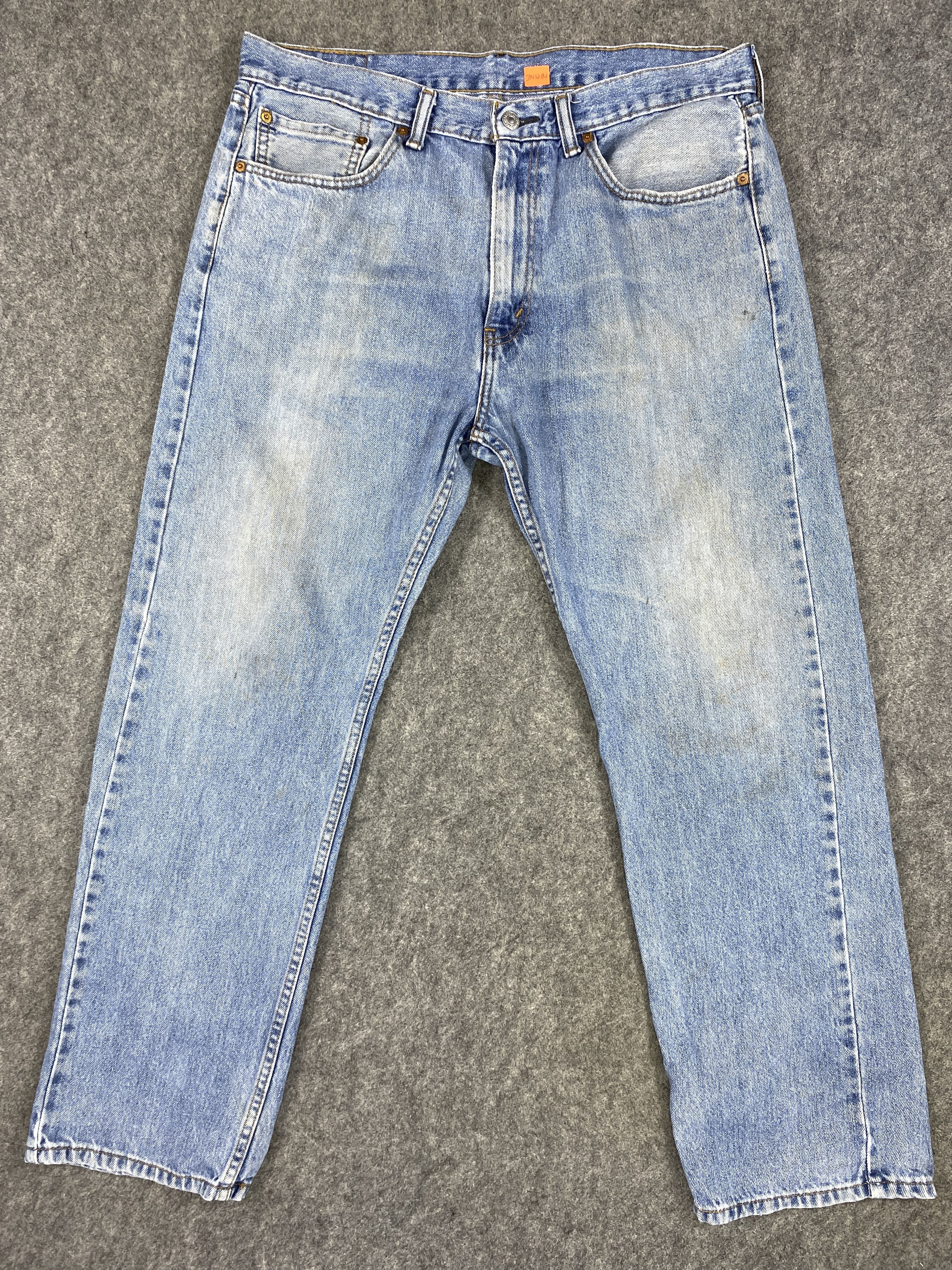 image of Distressed Denim x Levis Mid Blue Vintage Levi's 505 Jeans 36X29.5 Denim -Jn1282, Men's