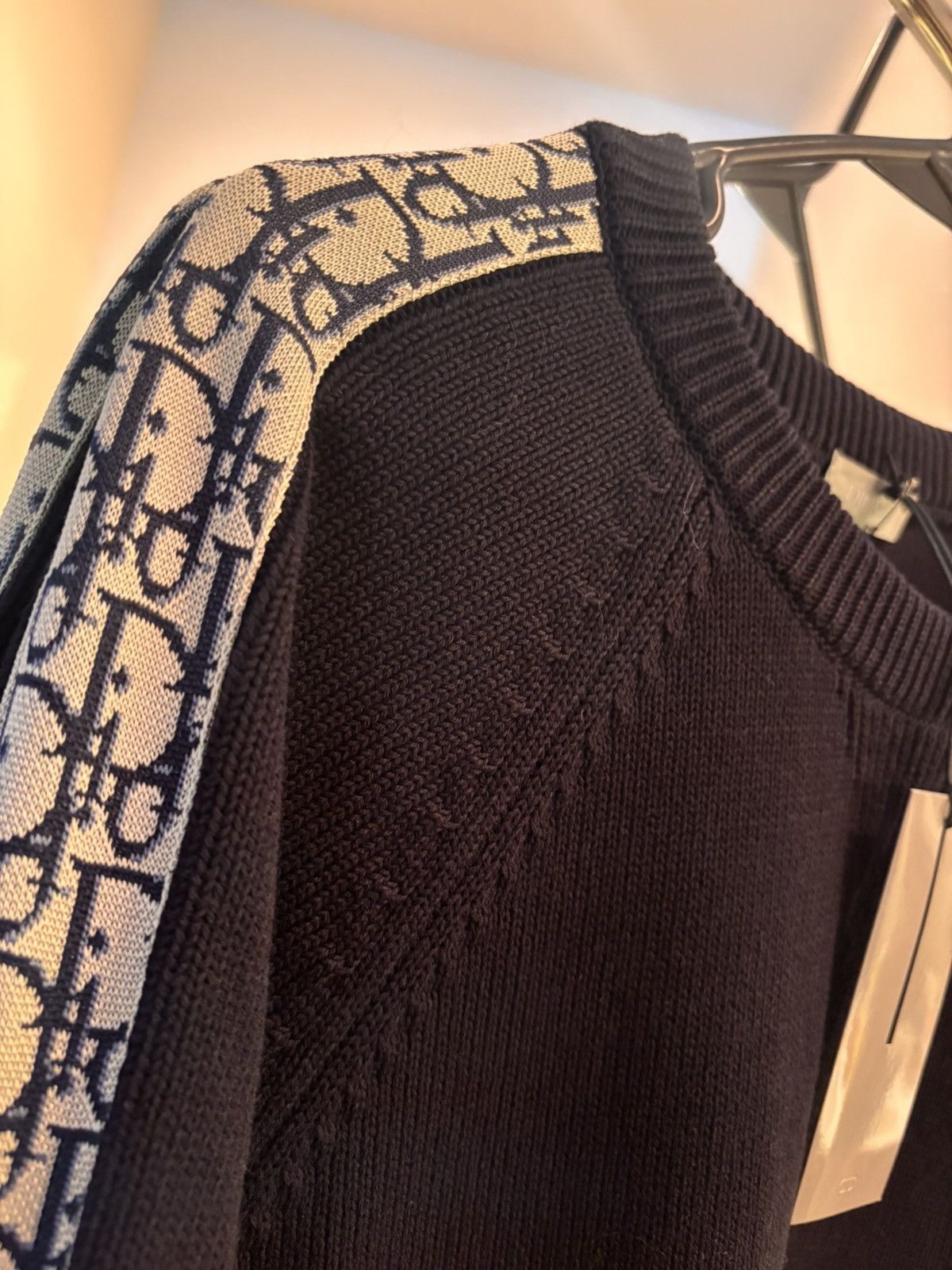 Dior Monogram sleeved knitted sweater Size US L / EU 52-54 / 3 - 2 Thumbnail