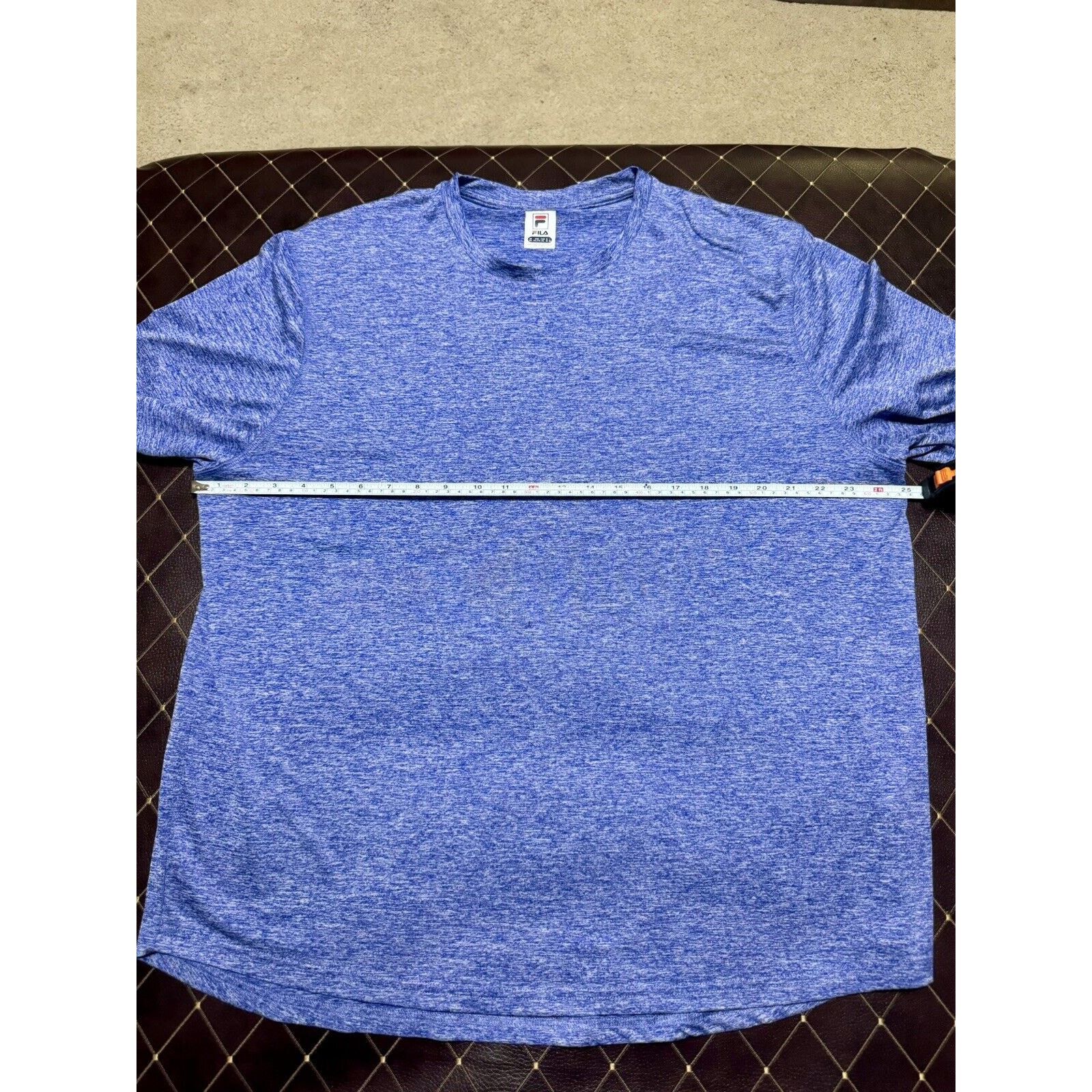 Fila FILA Pickleball Scallop Hem Tee In Atomic Blue Heather 3X Size 3XL / US 20-22 - 10 Thumbnail