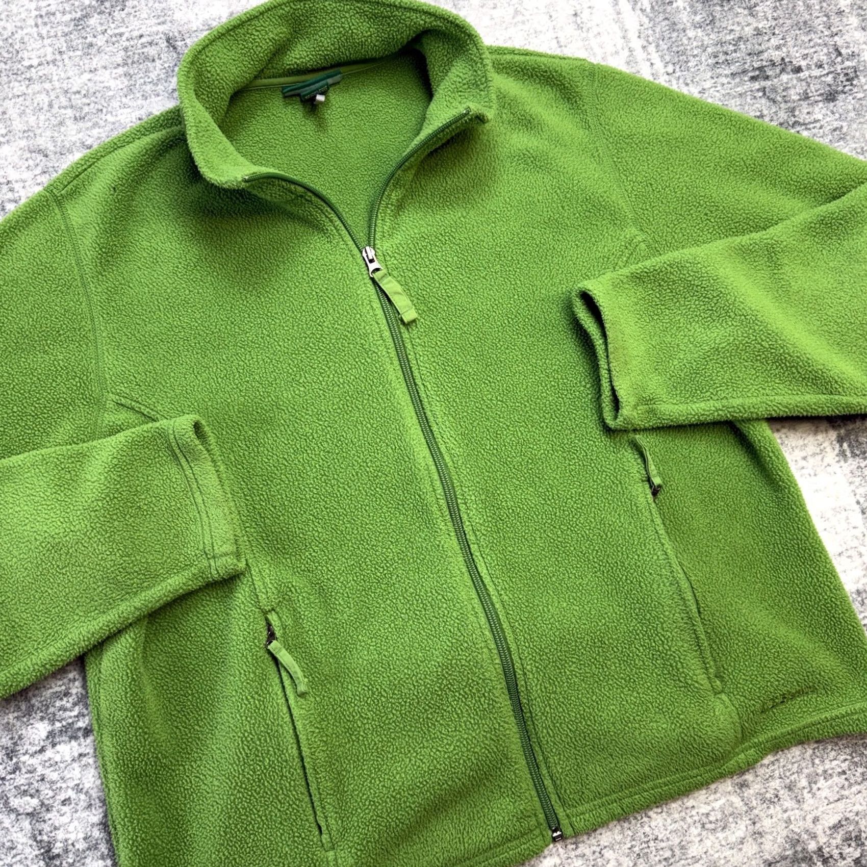 Vintage VINTAGE L.L. Bean Jacket Men XL Green Fleece Short Zip Lightweight Windbreaker Casual Portland-style Size US XL / EU 56 / 4 - 2 Thumbnail