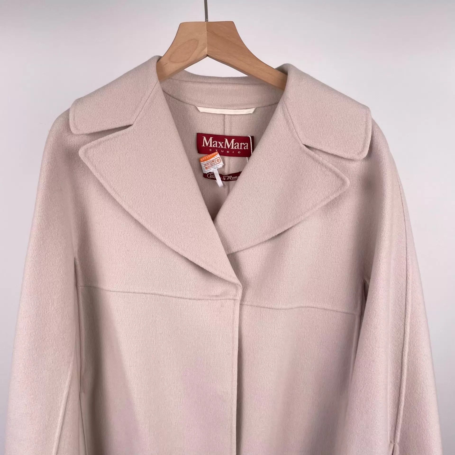 Max Mara MaxMara STUDIO Women's Wool Cashmere Coat 155/80A Size XS / US 0-2 / IT 36-38 - 6 Thumbnail