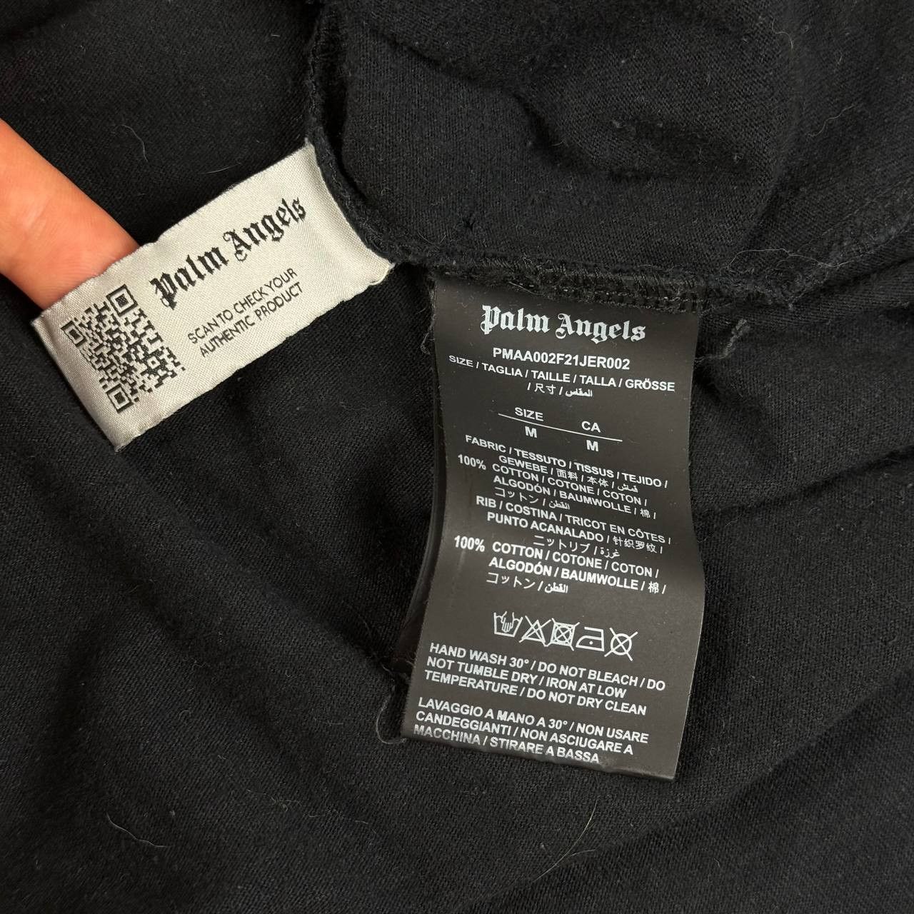 Palm Angels Palm Angels Classic Logo Print Tee Black Size US M / EU 48-50 / 2 - 10 Thumbnail