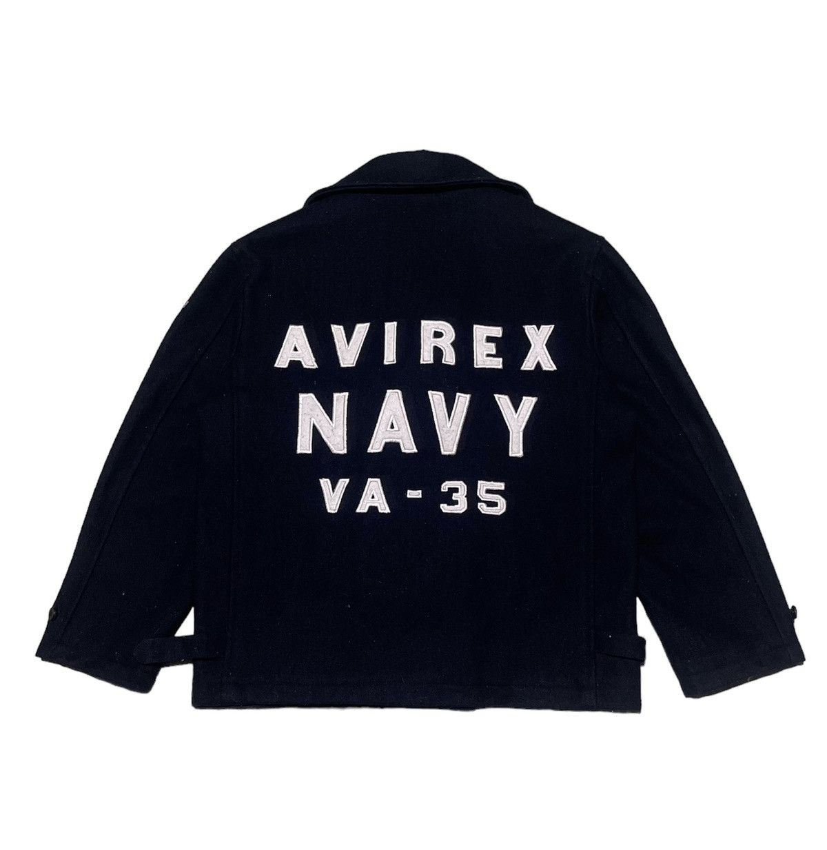 Avirex VINTAGE AVIREX DOUBLE BREASTED WOOL DOUBLE COLLAR JACKET Size US M / EU 48-50 / 2 - 1 Thumbnail