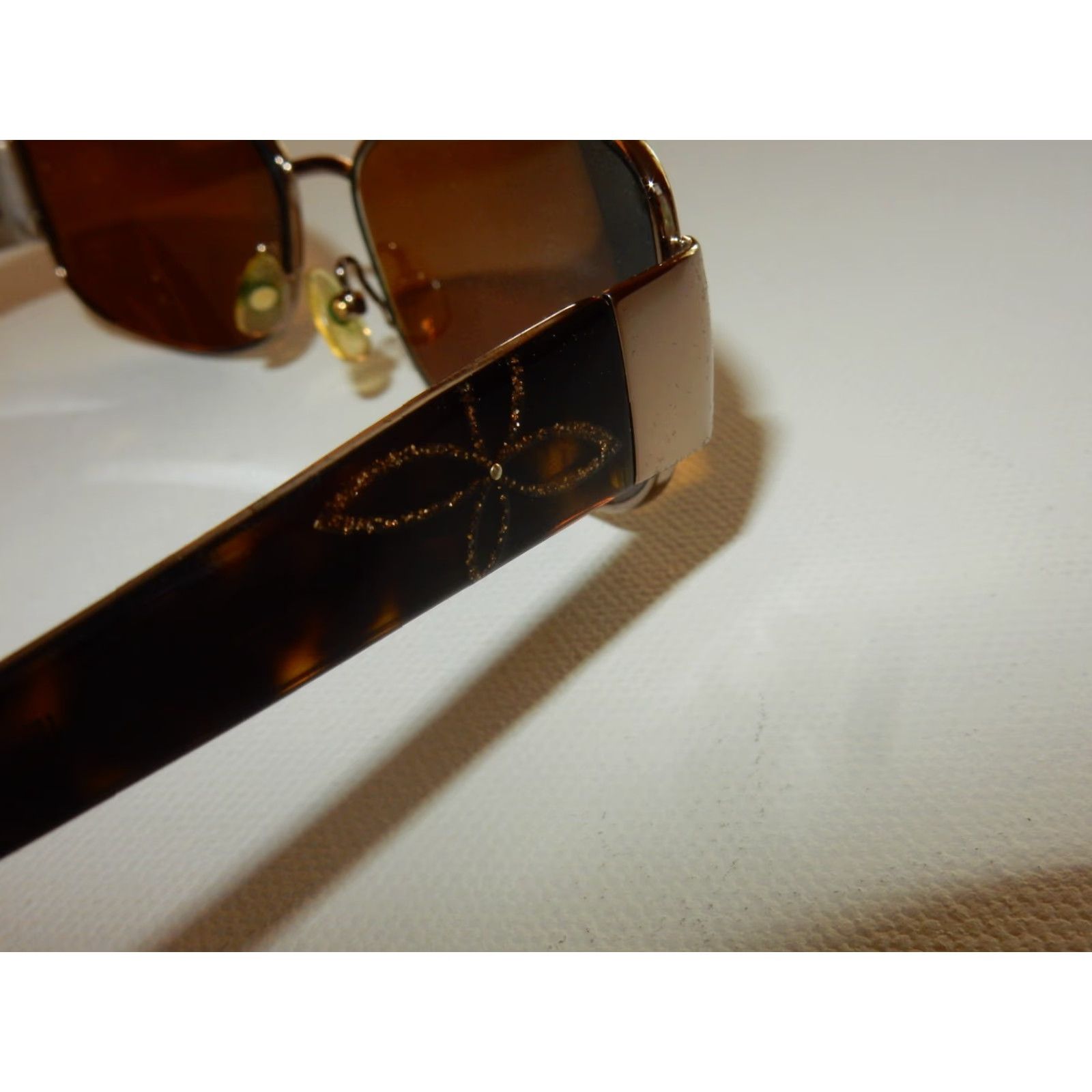 Saks Fifth Avenue Saks Fifth Ave Sunglasses Frames Only Brown Women 58-15 130 S5A JAK RJ 58[]15 130 Size Frames Included Size ONE SIZE - 4 Thumbnail