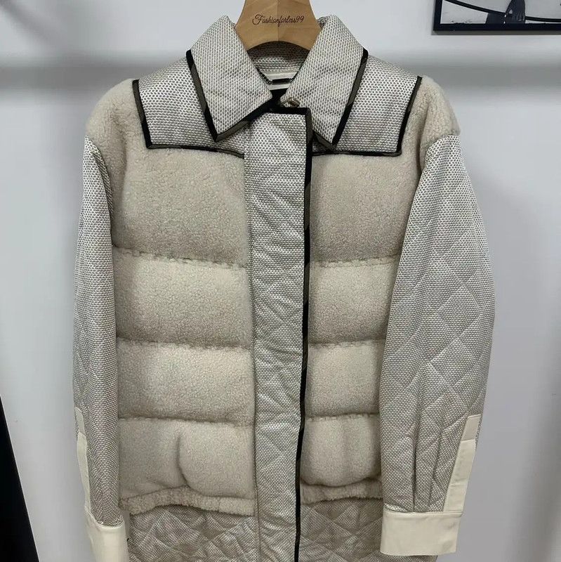 Fendi Fendi Cream Wool Women's Jacket 0089 Size M / US 6-8 / IT 42-44 - 1 Thumbnail