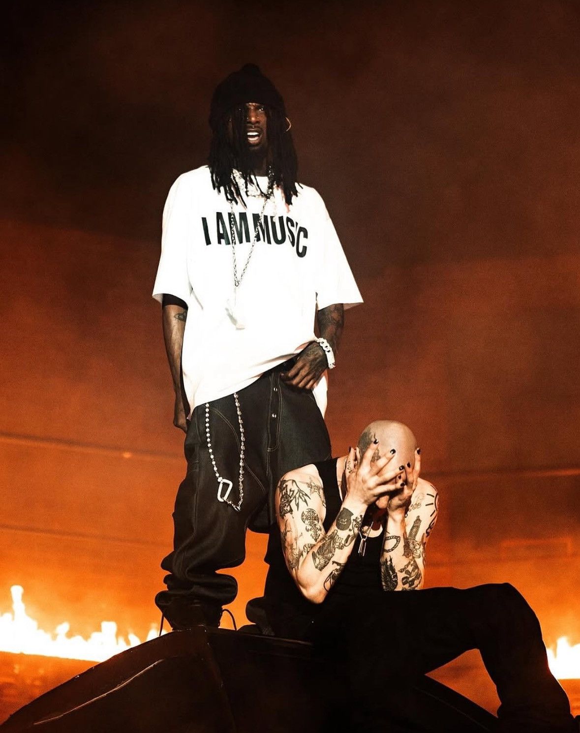 PLAYBOI CARTI “ I AM MUSIC “ WHITE OFFICIAL MERCH