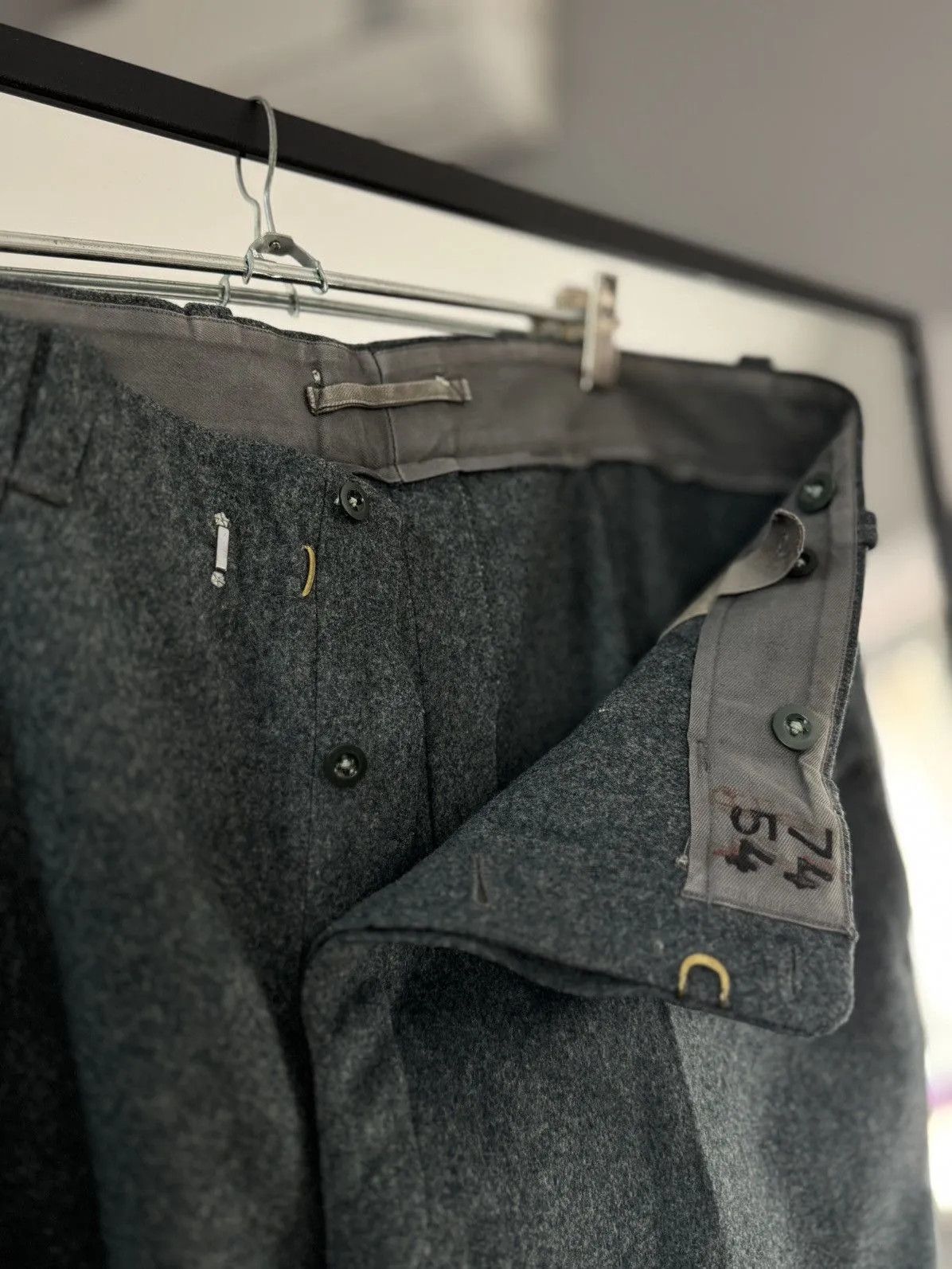 Other =1960s British Hunting Shooting Tweed Breeks Pants France Size US 36 / EU 52 - 8 Thumbnail