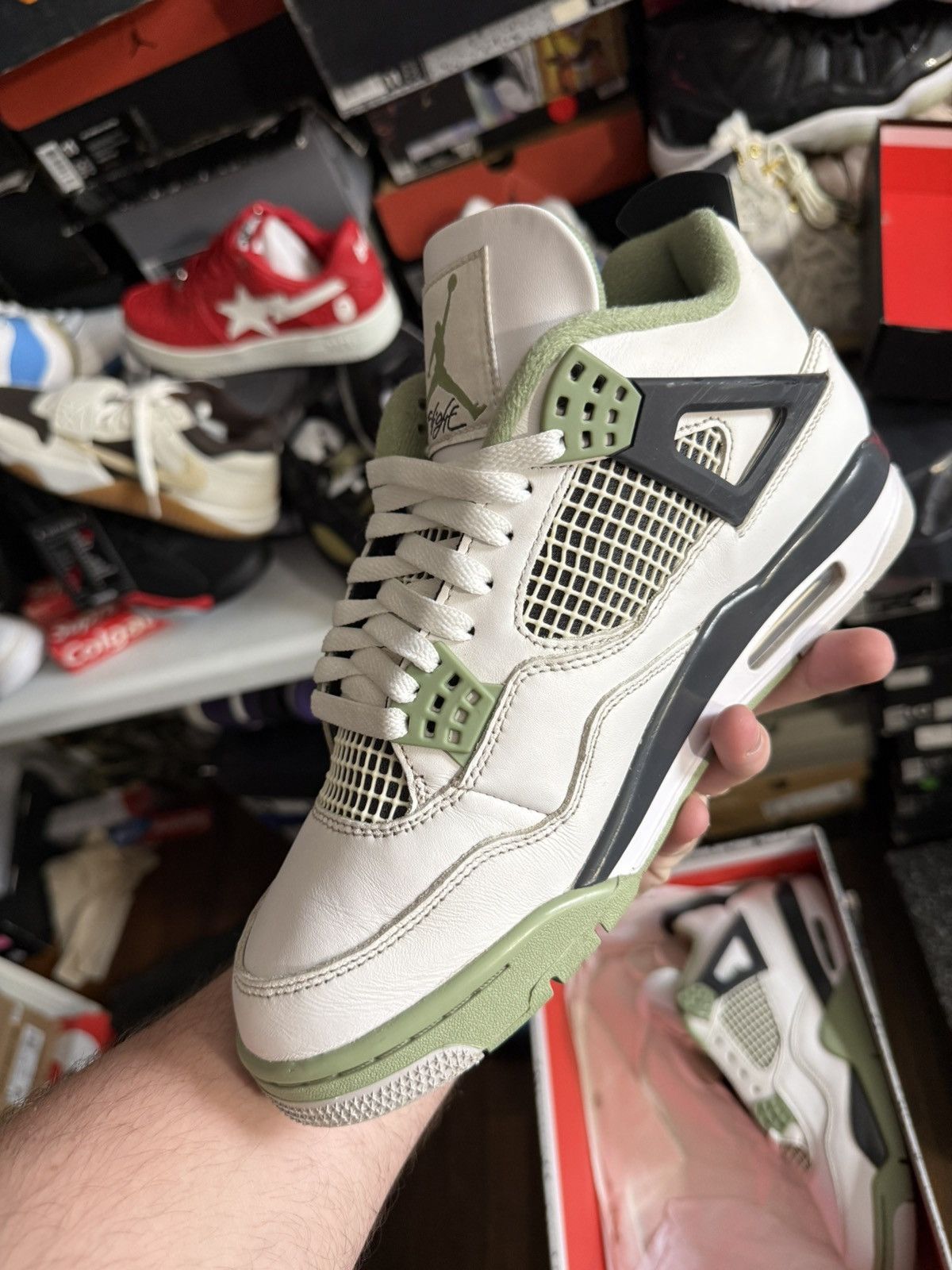 Jordan Brand Jordan retro 4 seafoam sz 8.5m/10w Size US 8.5 / EU 41-42 - 3 Thumbnail