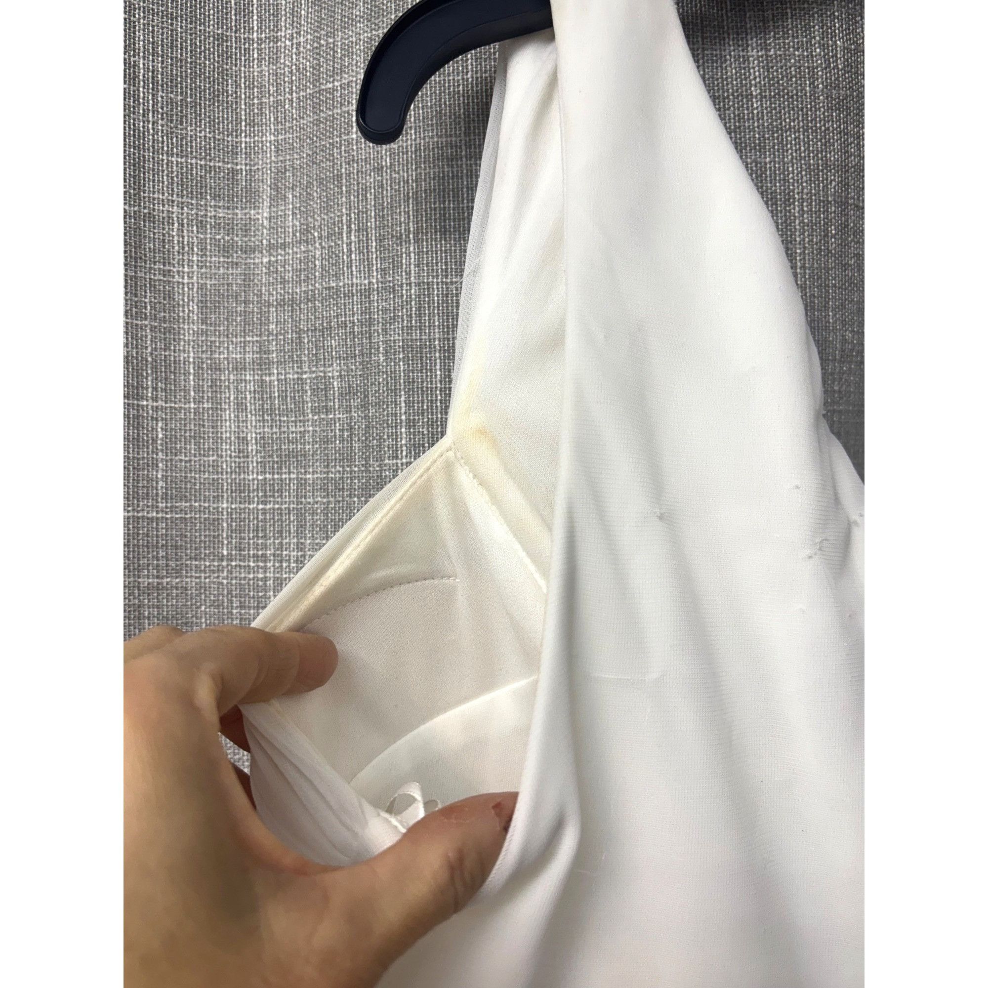 Other Blondies Nite One Shoulder Chiffon Prom Dress, Of White/Blac Size ONE SIZE - 5 Thumbnail