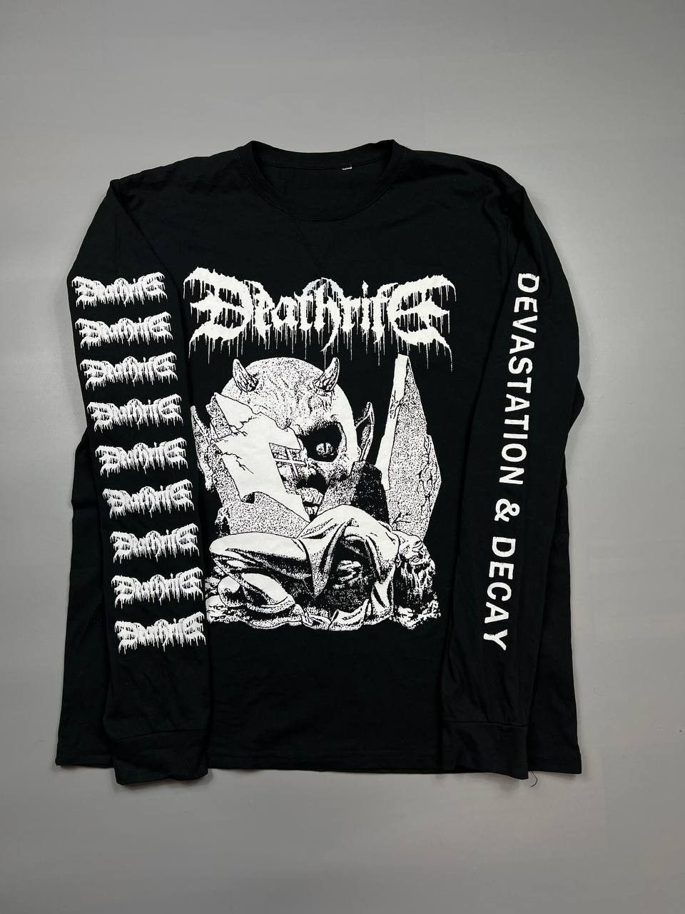 Band Tees Bolt Thrower-Devastation Decay Long Sleeve Death Metal Size US XL / EU 56 / 4 - 6 Thumbnail