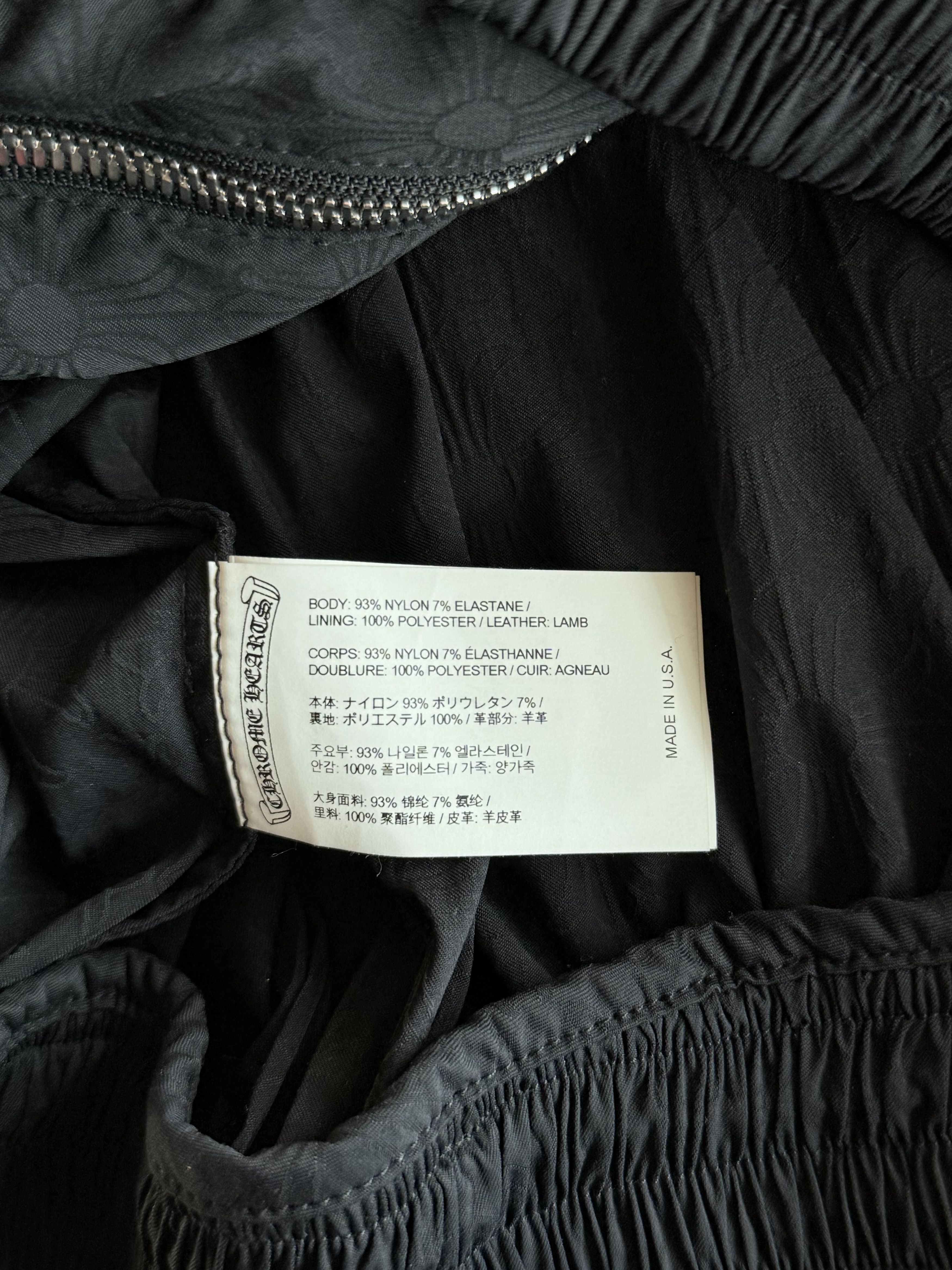 Chrome Hearts Black Cross Patch Jacquard Match Point Windbreaker Size US L / EU 52-54 / 3 - 5 Thumbnail