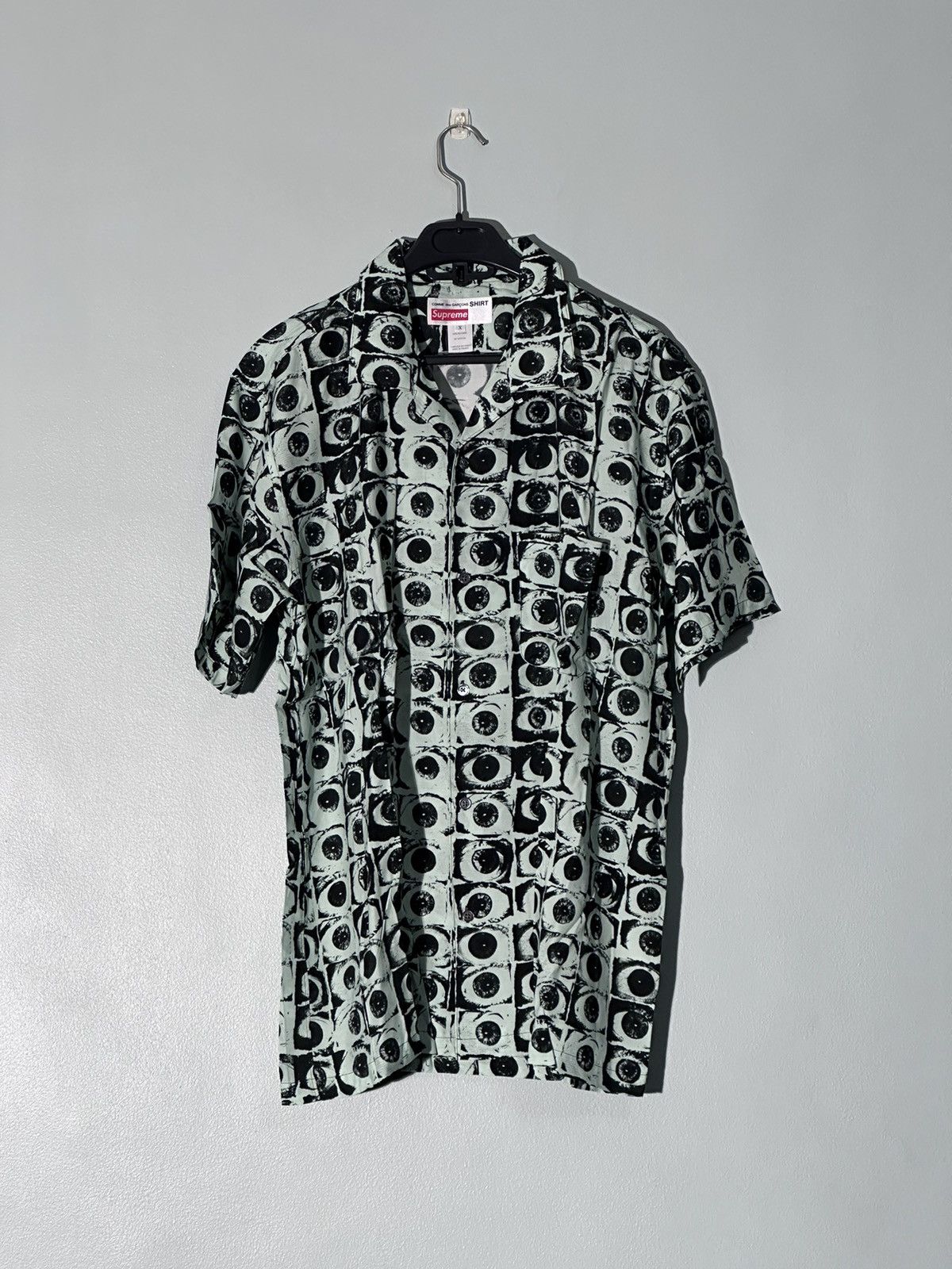 Supreme Eyes Rayon Shirt | Grailed