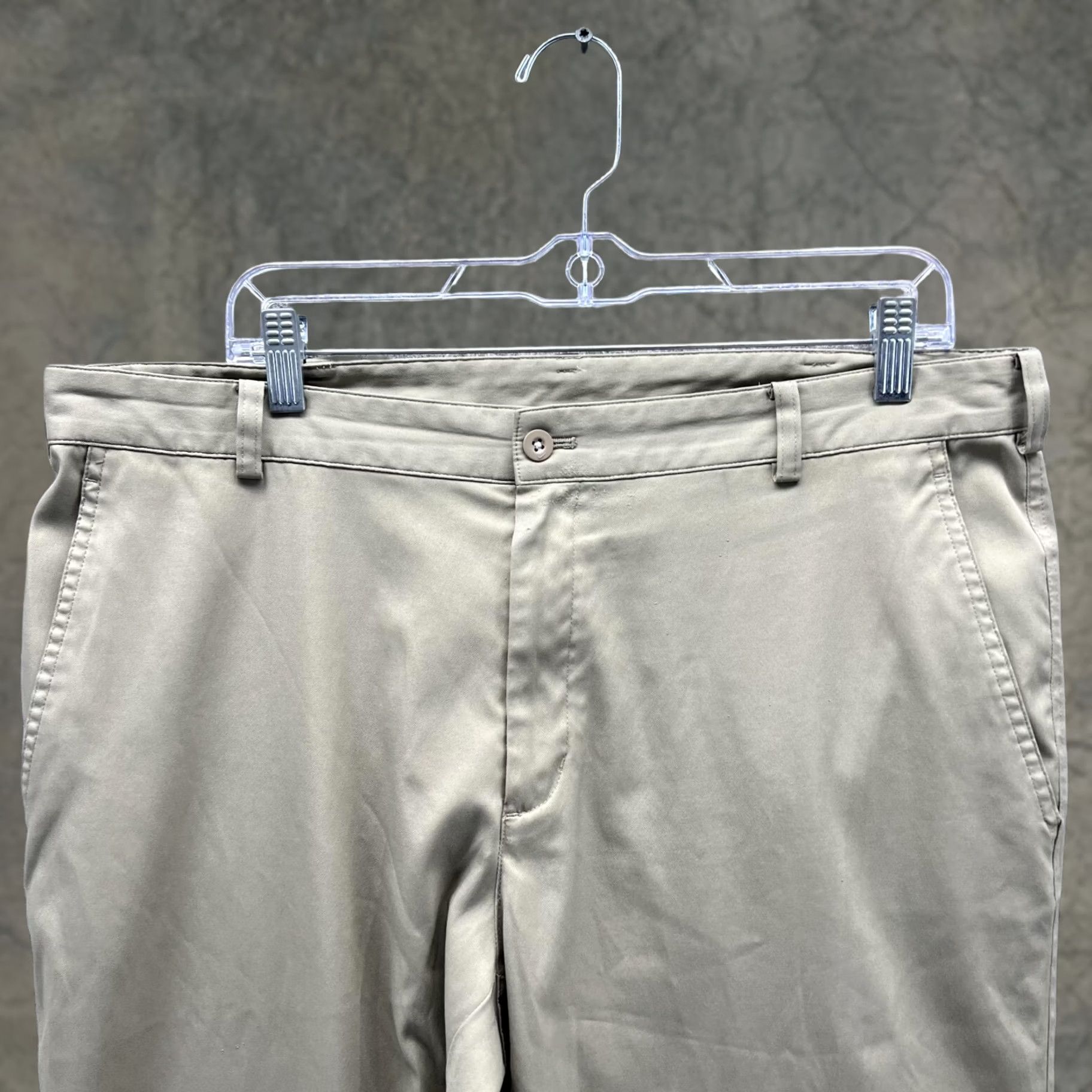Nike Nike Pants Men 36x34 Khaki Chino Flat Front Athletic Golf Vintage No Size US 36 / EU 52 - 1 Thumbnail