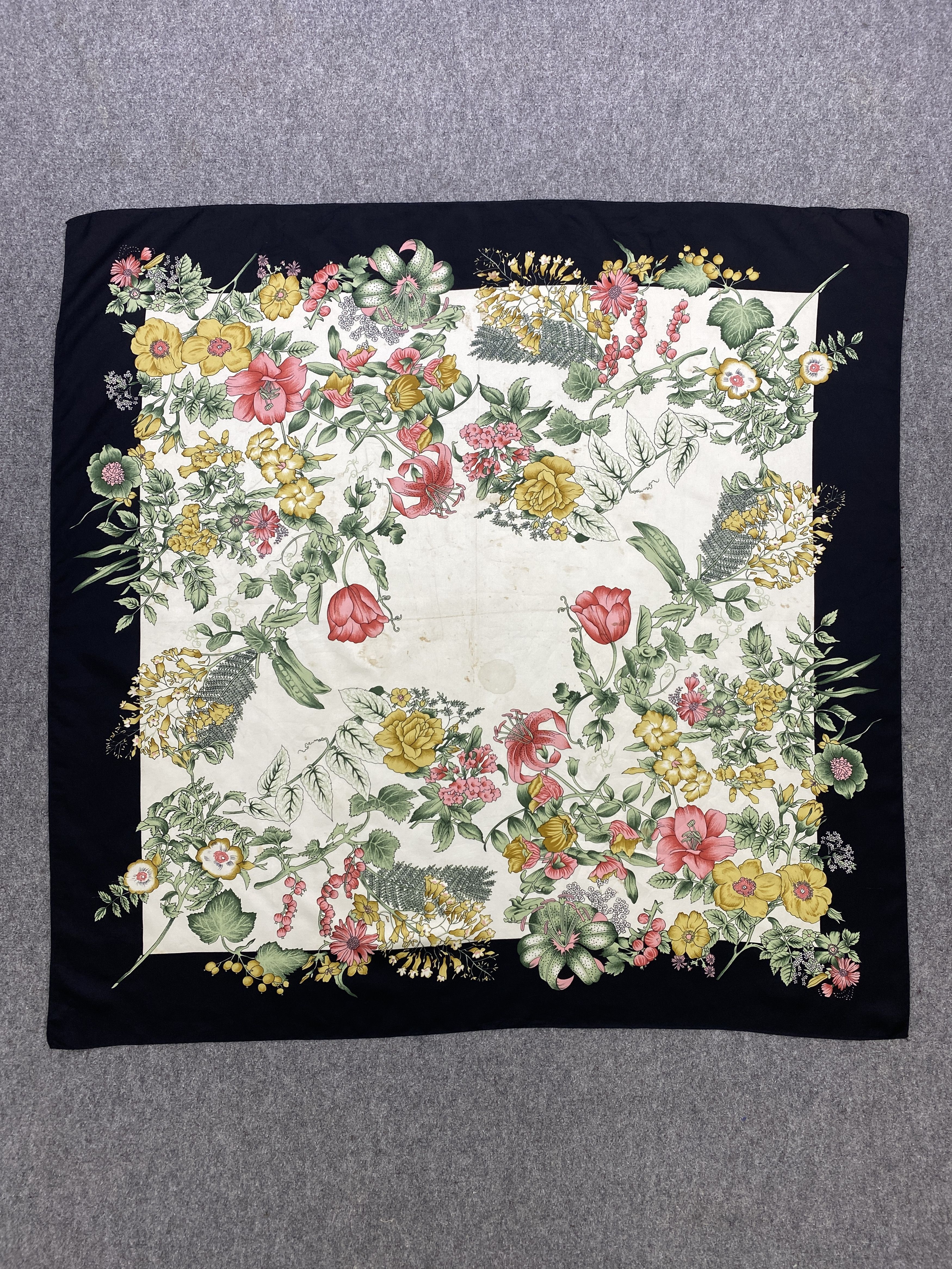 Japanese Brand Vintage Japanese Brand Silk Scarf SN0111 Size ONE SIZE - 3 Thumbnail