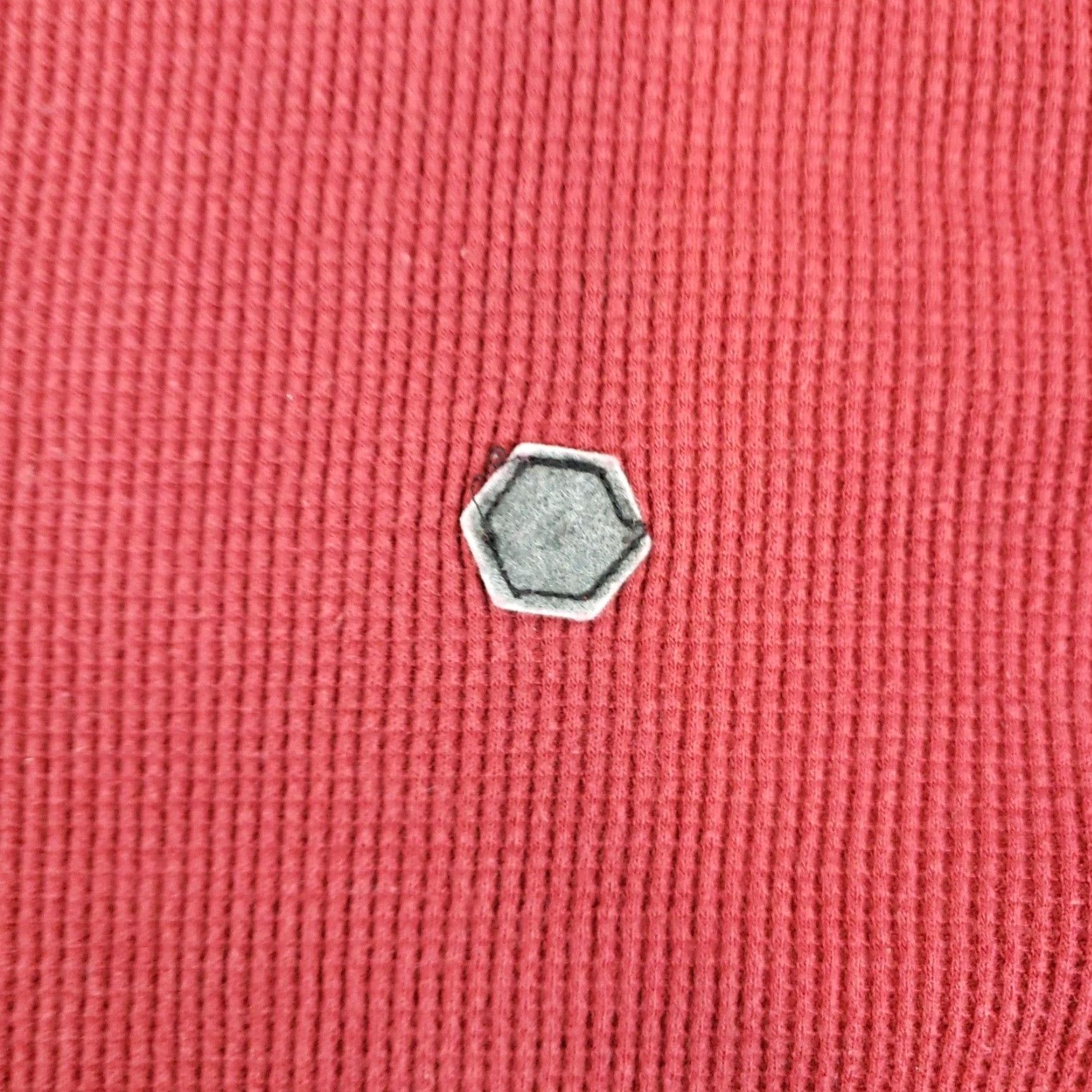 Southpole Southpole Shirt Mens Large Red Crew Neck Long Sleeve Thermal Waffle Knit Casual Size US L / EU 52-54 / 3 - 5 Thumbnail