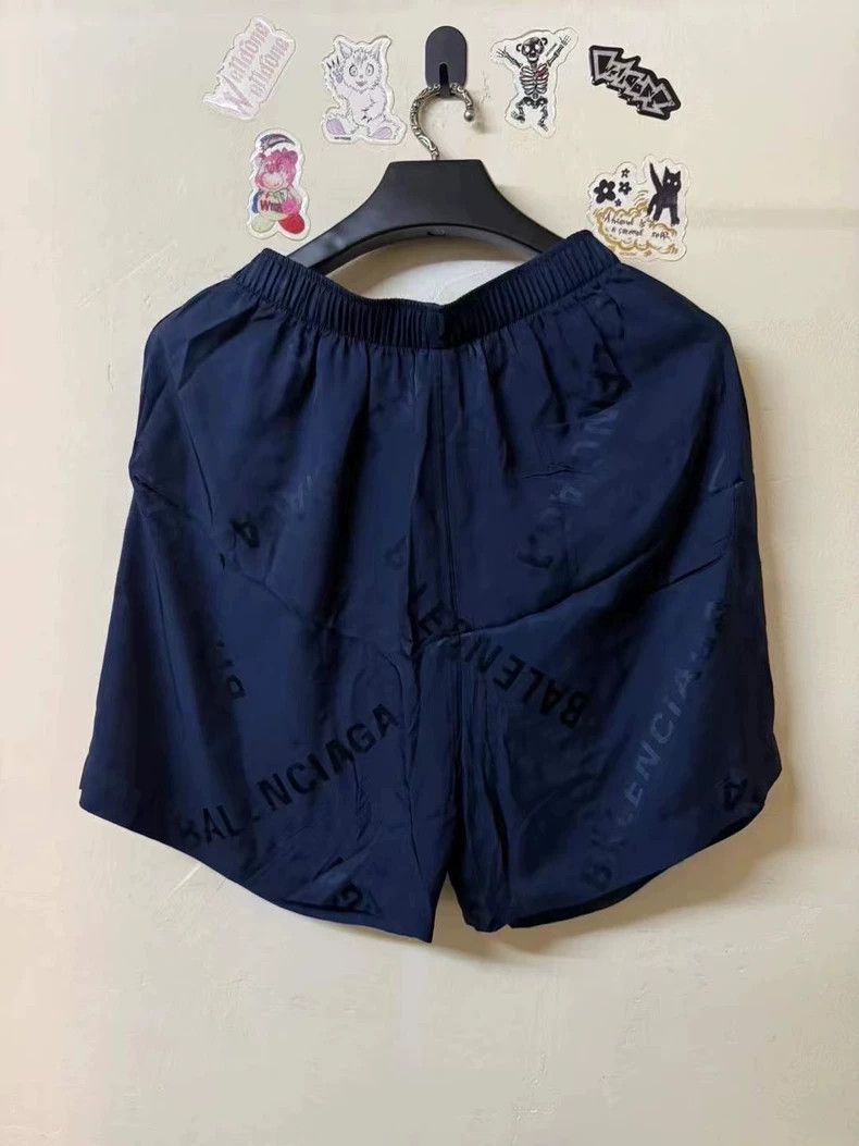 Balenciaga Balenciaga size 48 Monogrammed navy blue slacks Size US 32 / EU 48 - 2 Thumbnail