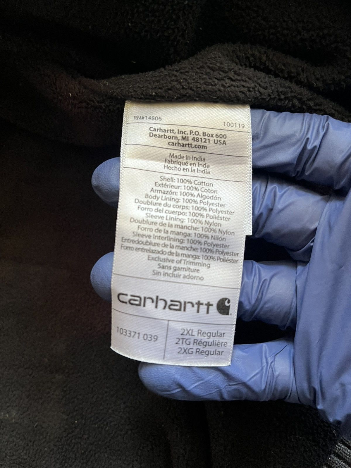 Carhartt Carhartt Active Jacket Full Swing Washed Grey Size 2XL Size US XXL / EU 58 / 5 - 8 Thumbnail