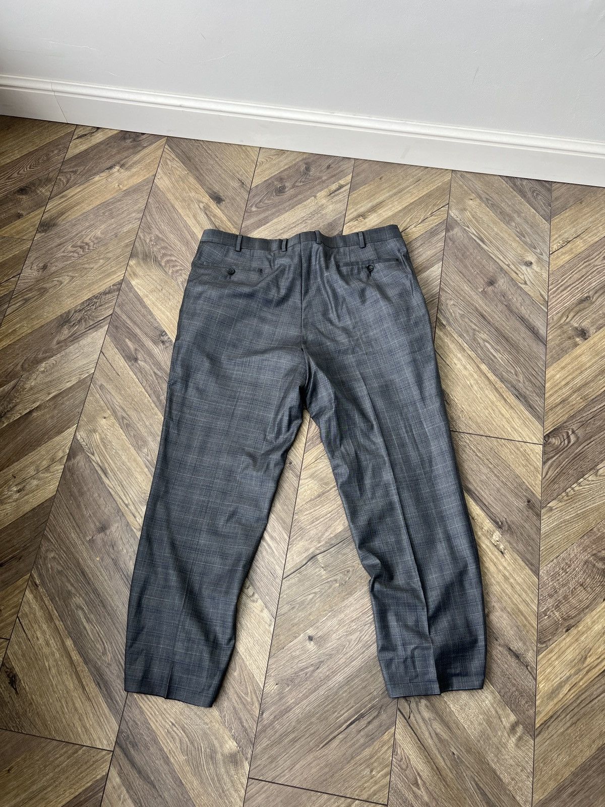 Designer × Vintage Vintage Eduard Dressler Grey Loro Piana Superfine Suit Size 54R - 23 Thumbnail