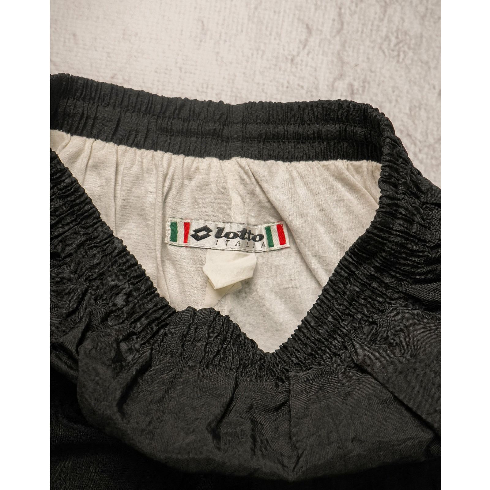 Lotto Sport Vintage 90s Lotto Black Cuffed Track Pants - Women's Medium Size 28" / US 6 / IT 42 - 3 Thumbnail