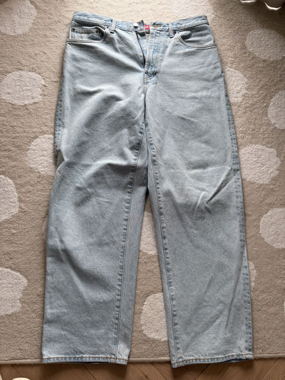Supreme Supreme Baggy Denim Jeans – Light Wash Size US 30 / EU 46 - 1 Thumbnail