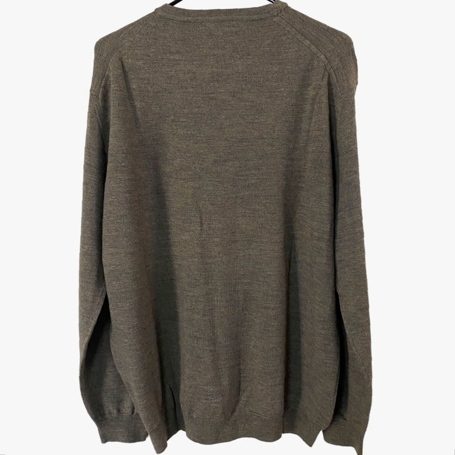 Vintage VINTAGE Ponte Vecchio Crewneck Sweater Brown XL Merino Wool Long-Sleeve Pullover Size US XL / EU 56 / 4 - 3 Thumbnail