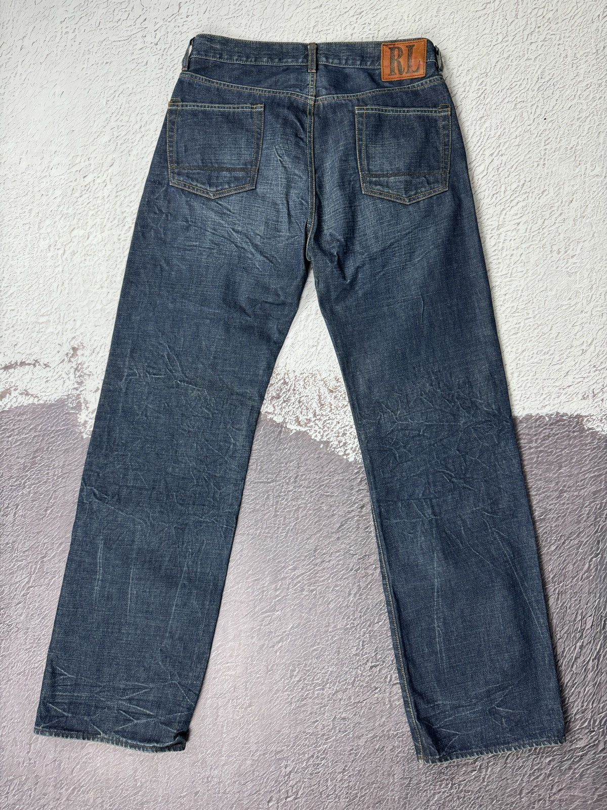 Polo Ralph Lauren Polo Jeans Company Ralph Lauren indigo blue vintage jeans Size US 32 / EU 48 - 11 Thumbnail