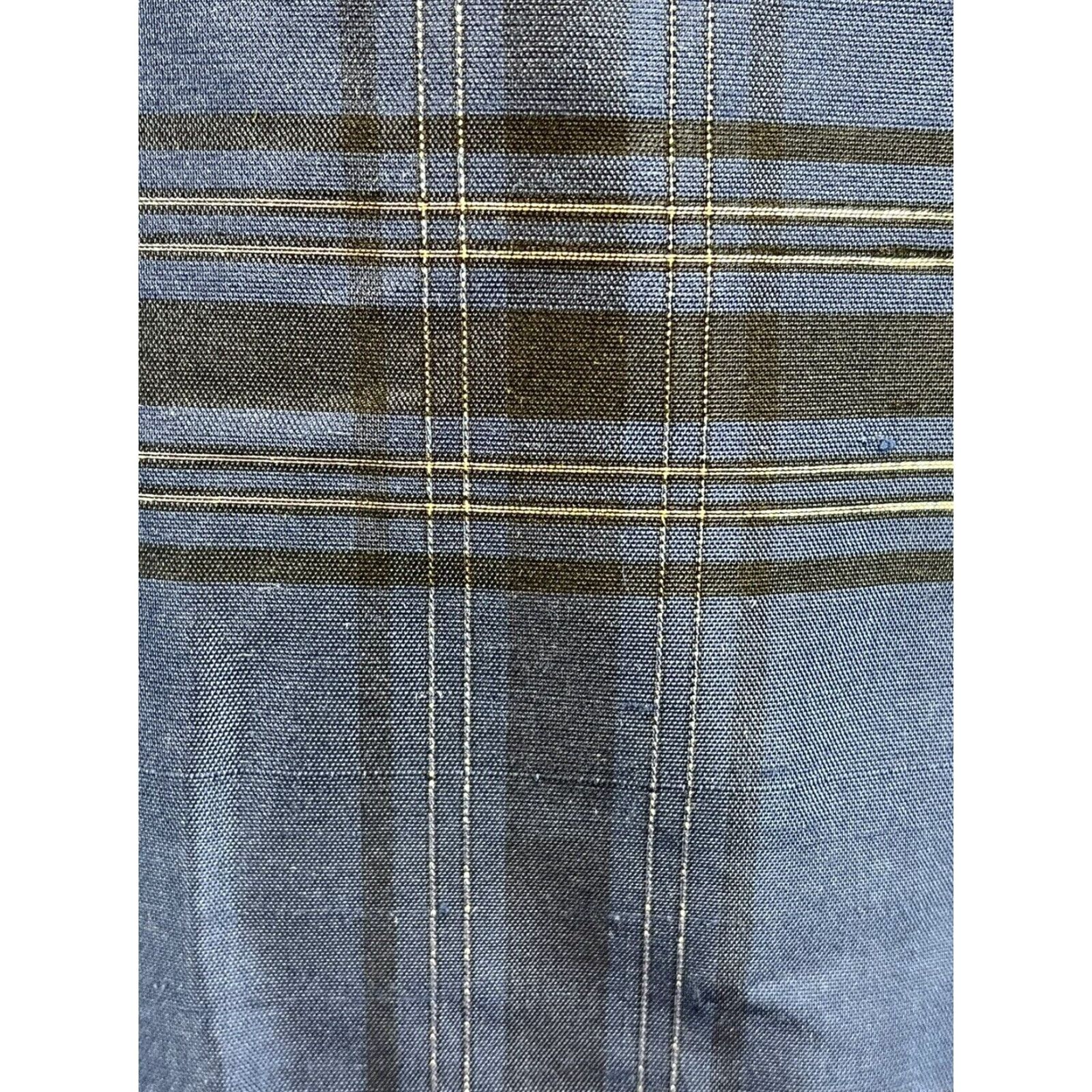 Coldwater Creek Coldwater Creek Silk Blend Plaid Blouse Shirt Women's Large Blue Long Sleeve Full Zip Size L / US 10 / IT 46 - 6 Thumbnail