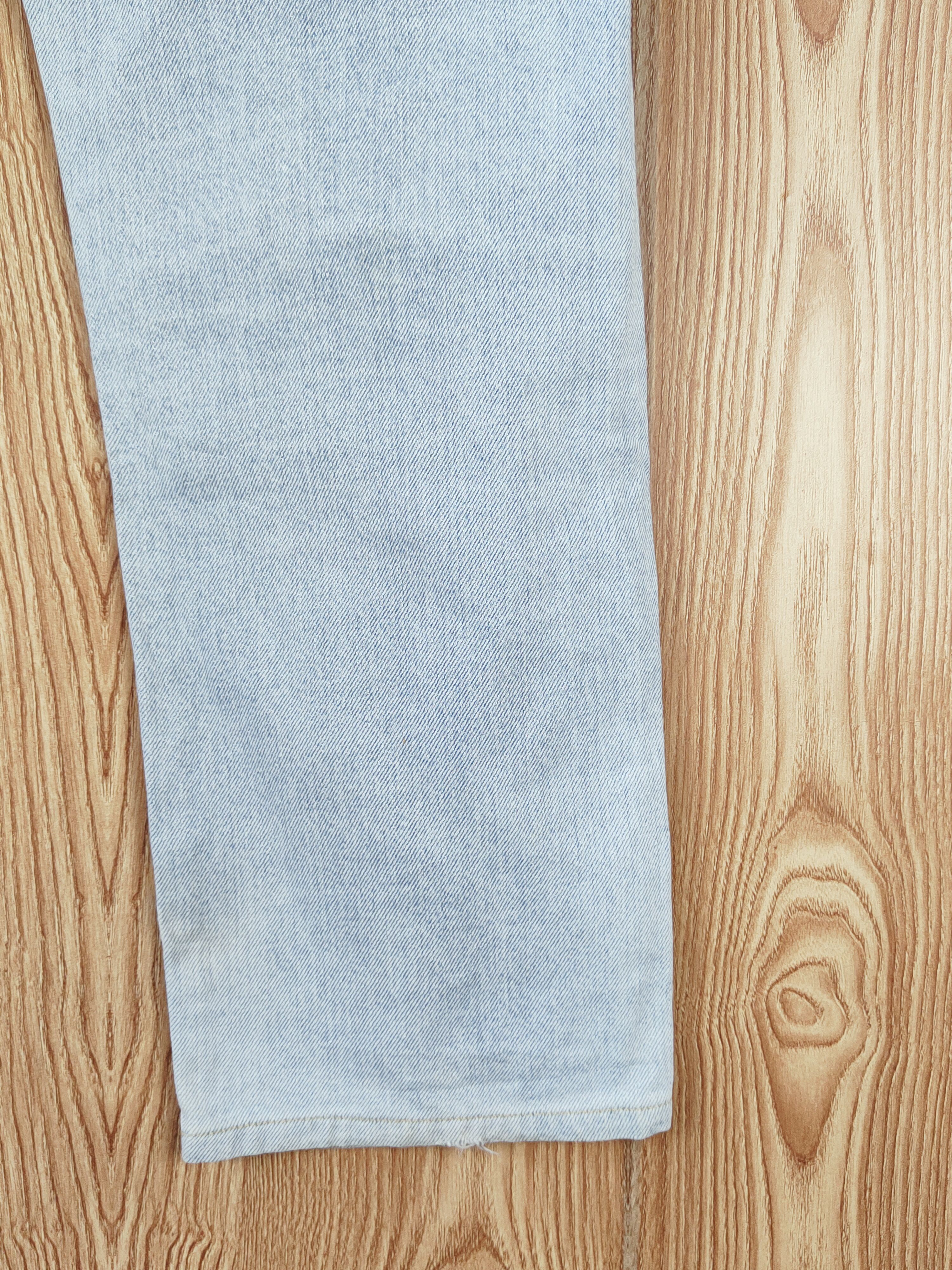 GU GU japan Blue Distressed Ripped Jeans #W630 Size US 33 - 11 Thumbnail