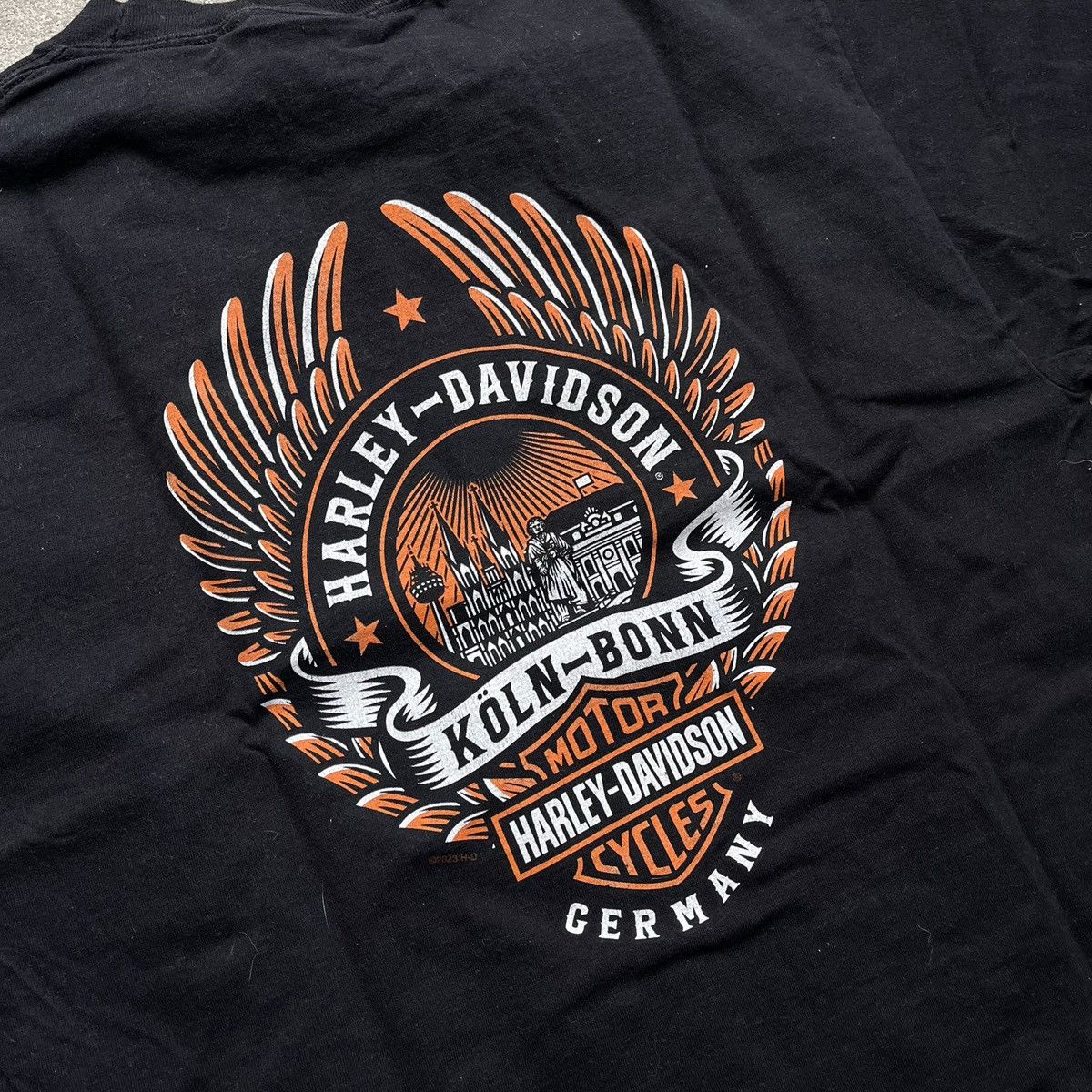 Harley Davidson Harley Davidson Koln germany Motorcycles vintage Tshirt Size US S / EU 44-46 / 1 - 5 Thumbnail