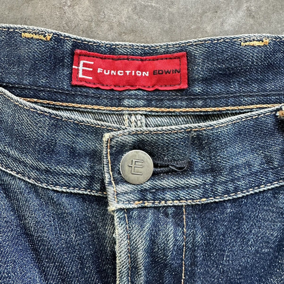 Edwin × Jean × Vintage Vintage Edwin E Function Rusty Faded Distressed Jean Denim Size US 32 / EU 48 - 6 Thumbnail